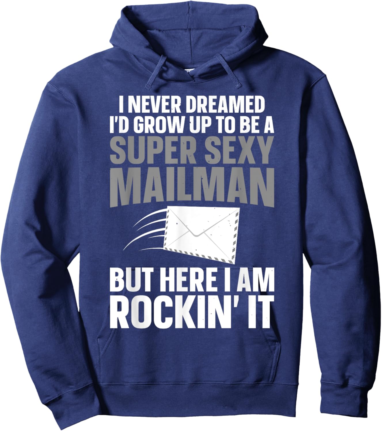 Cool Mailman Art Postal Worker Post Office Mail Man Hoodie - Hoodie | Navy
