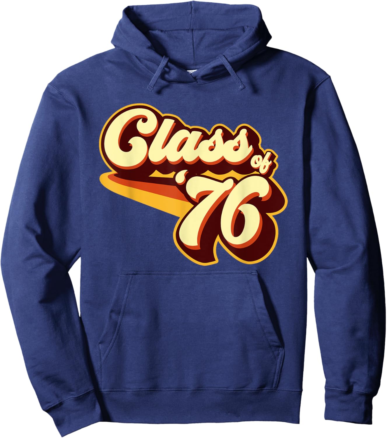 Class of 76 Reunion Retro 1976 Hoodie - Hoodie | Navy