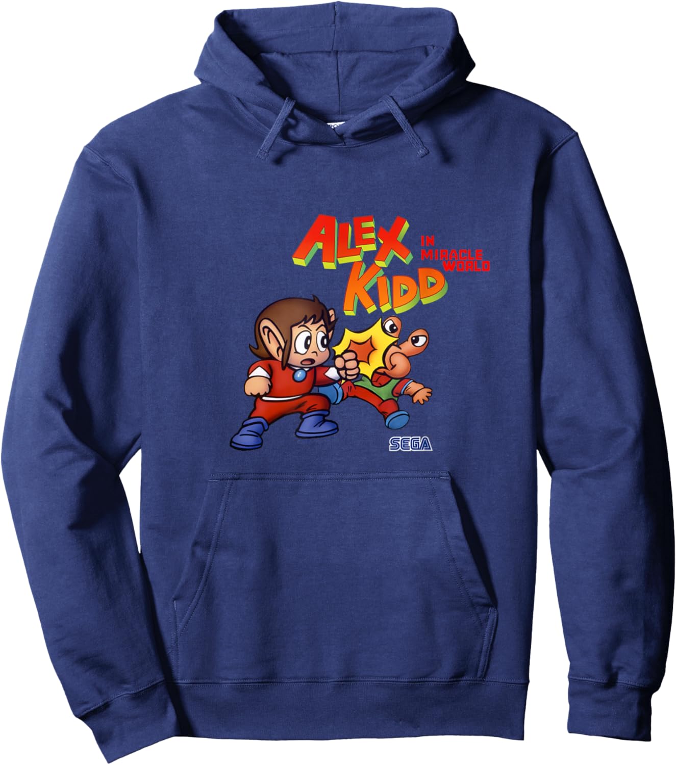 Alex Kidd fight SEGA Master System video game Hoodie - Hoodie | Navy