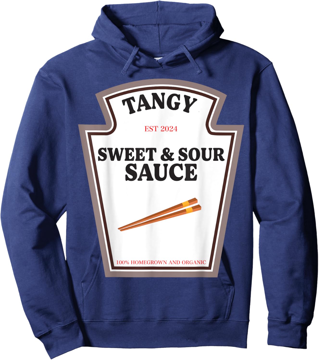 Tangy Sweet And Sour Sauce Condiment Matching Food Lover Hoodie - Hoodie | Navy