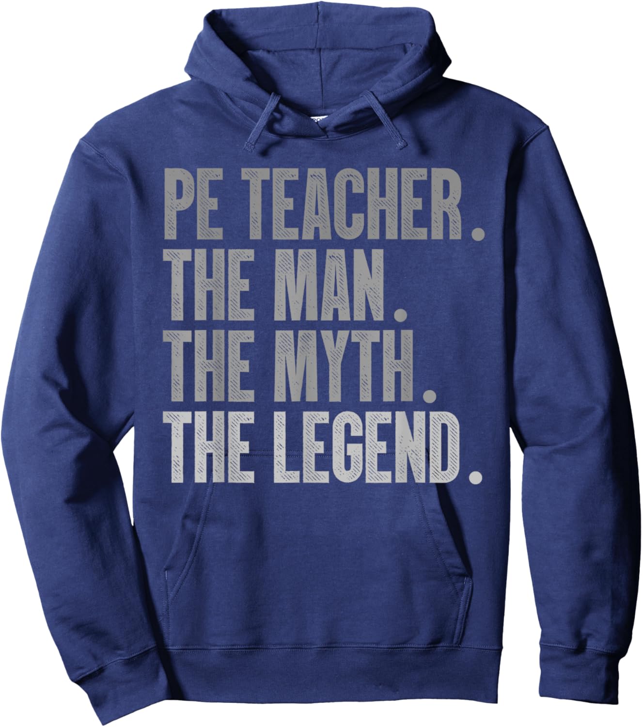 Cool PE Teacher Art Boys Physical Education Teacher Hoodie - Hoodie | Navy