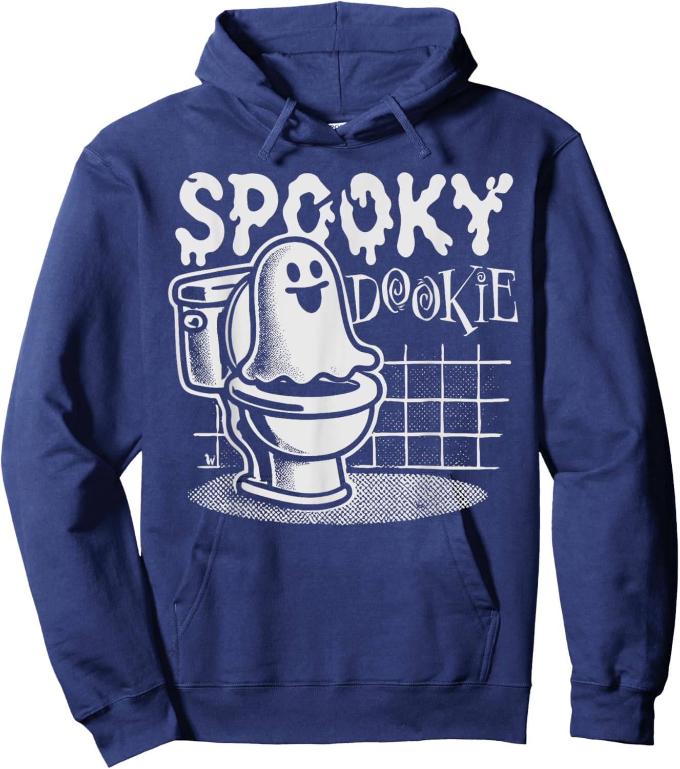 Spooky Dookie Halloween Funny Women Hoodie - Hoodie | Navy