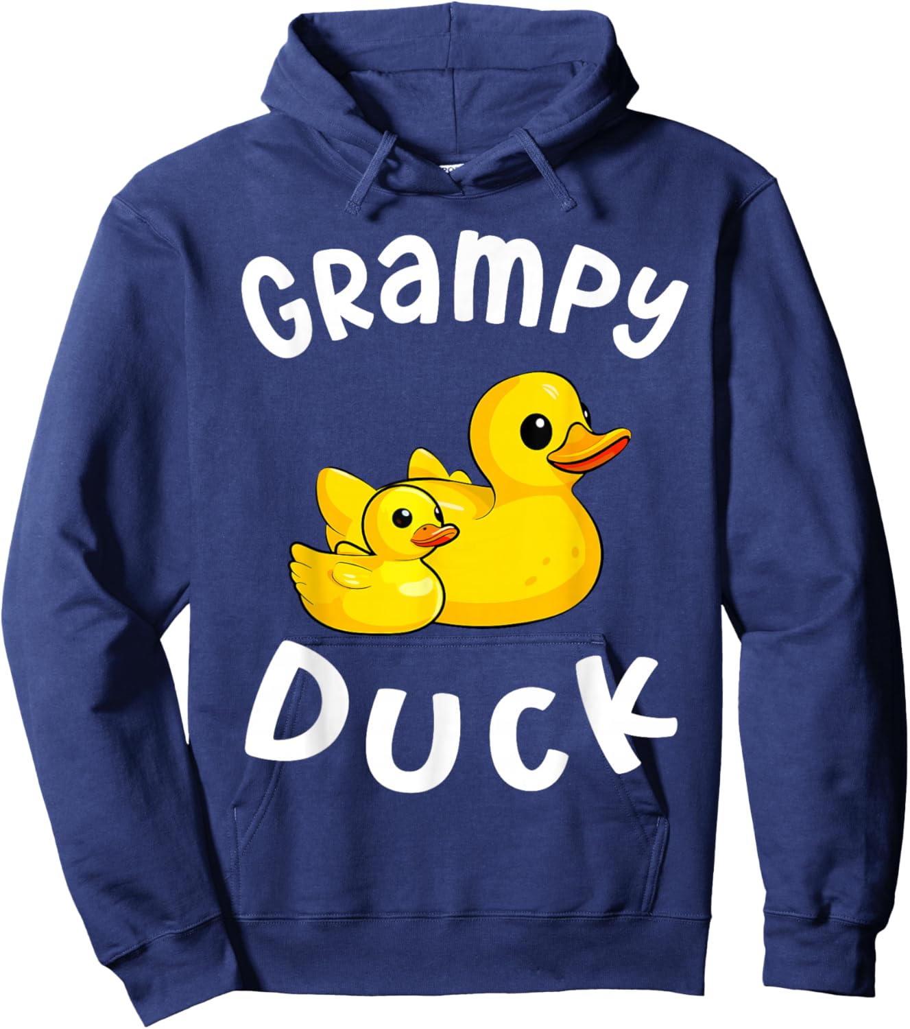 Grampy Duck Birthday Rubber Duck Kids Family Matching Hoodie - Hoodie | Navy