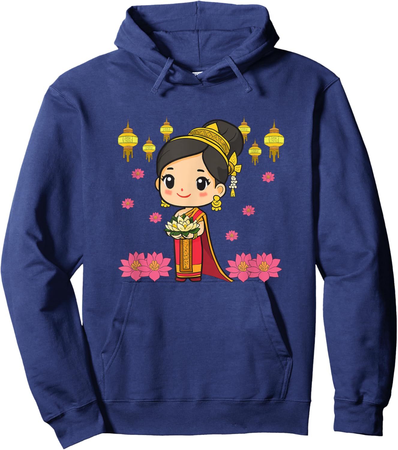 Laos Lao Laotian Happy Lao New Year Pim Mai Lao Hoodie - Hoodie | Navy