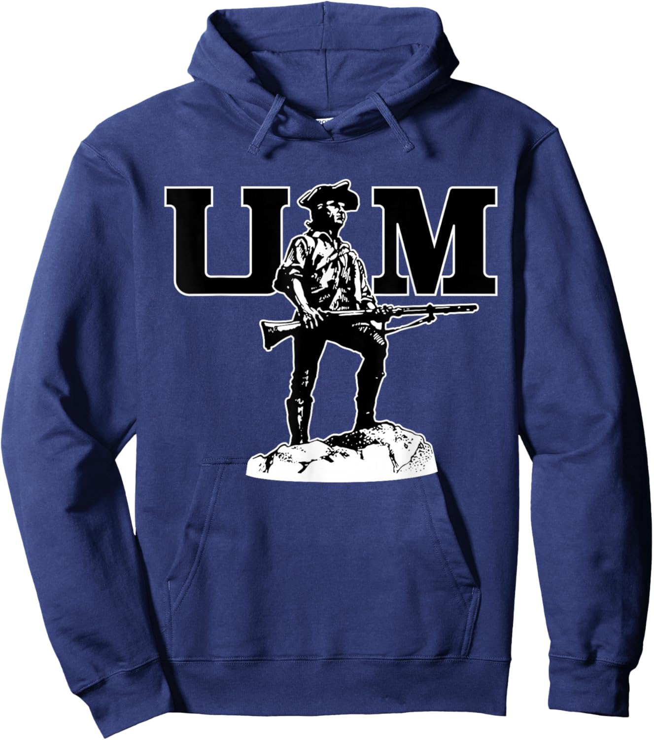 UMass Minutemen | Official Licensed NCAA Merch | UMASVIN1013 Hoodie - Hoodie | Navy