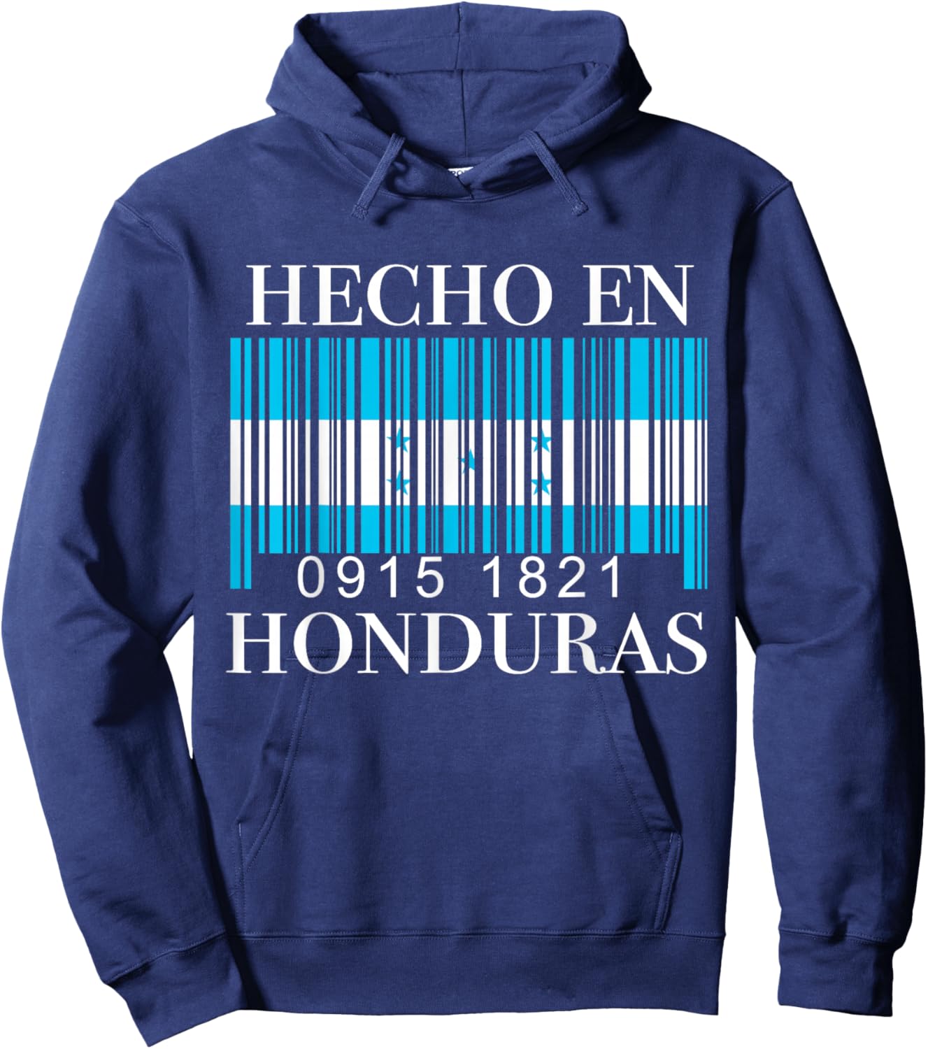 Honduran Flag Bandera Honduras Catracho Hombre Mujer Pride Hoodie - Hoodie | Navy