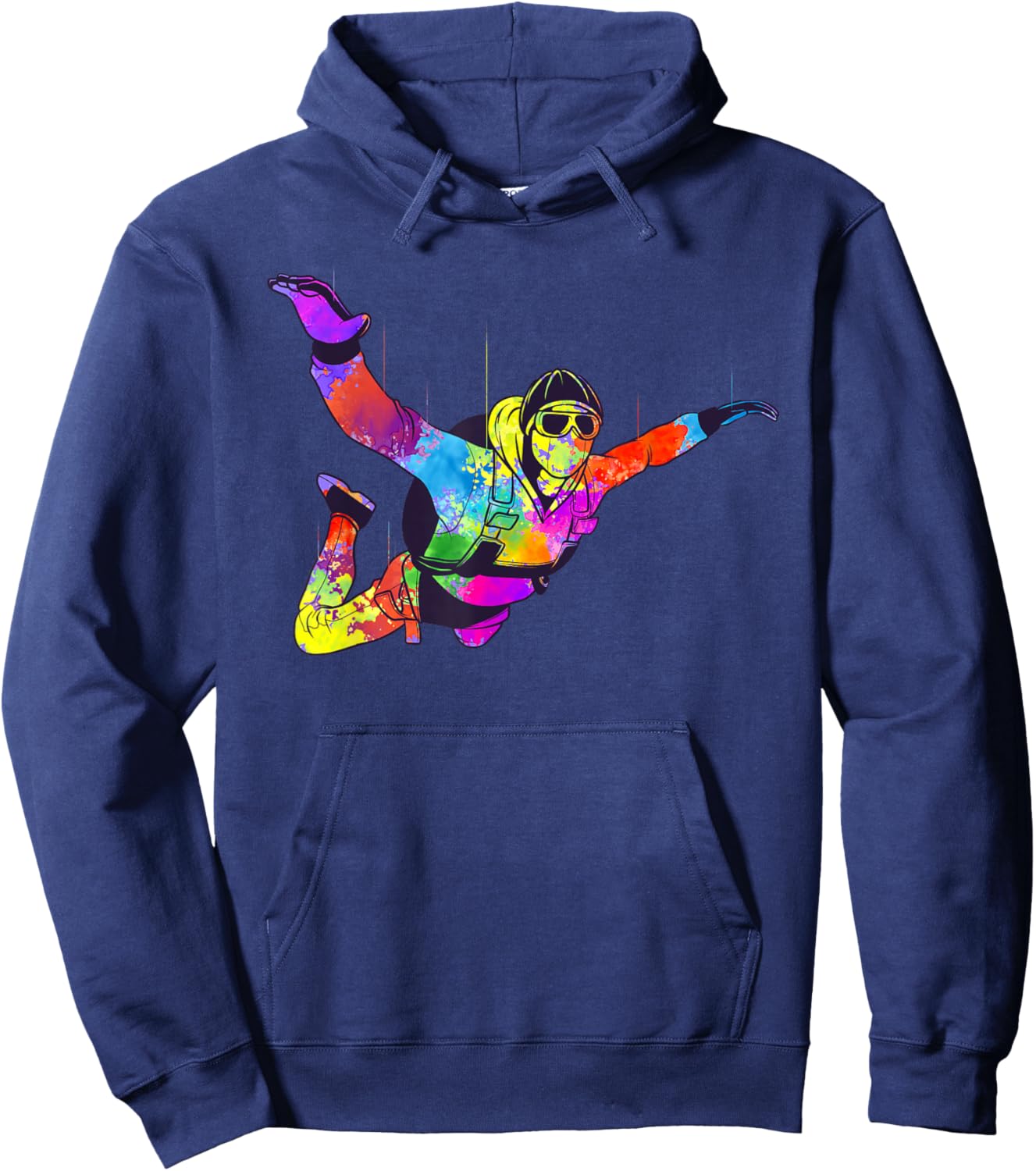 Cool Skydiving Art Women Indoor Skydive Sky Diving Hoodie - Hoodie | Navy