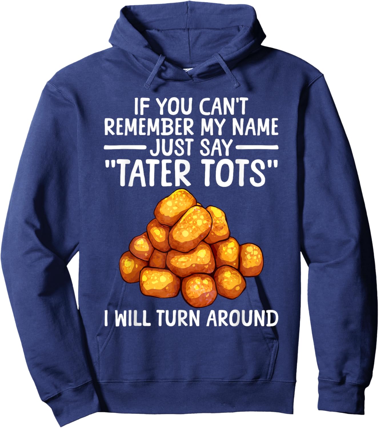 Tater Tot Design Women Kids Potato Tater Tot Lover Hoodie - Hoodie | Navy