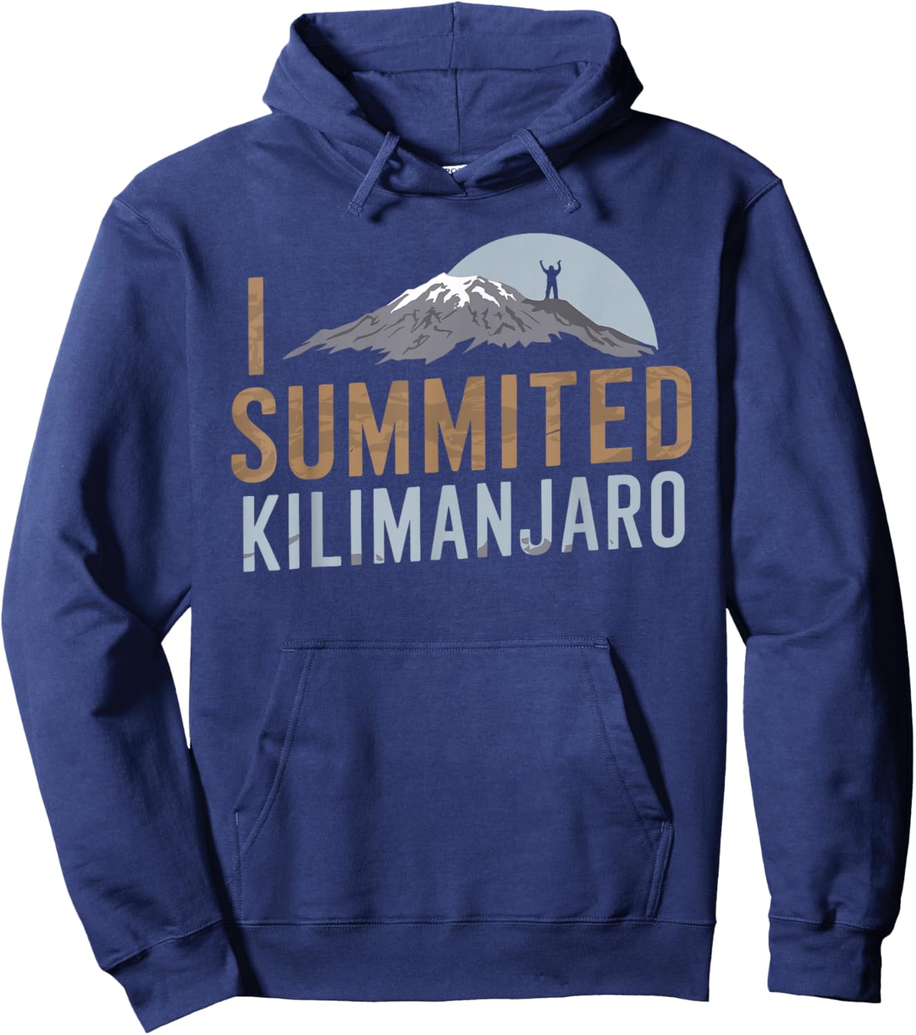 I Summited Mount Kilimanjaro Adventure Hoodie - Hoodie | Navy