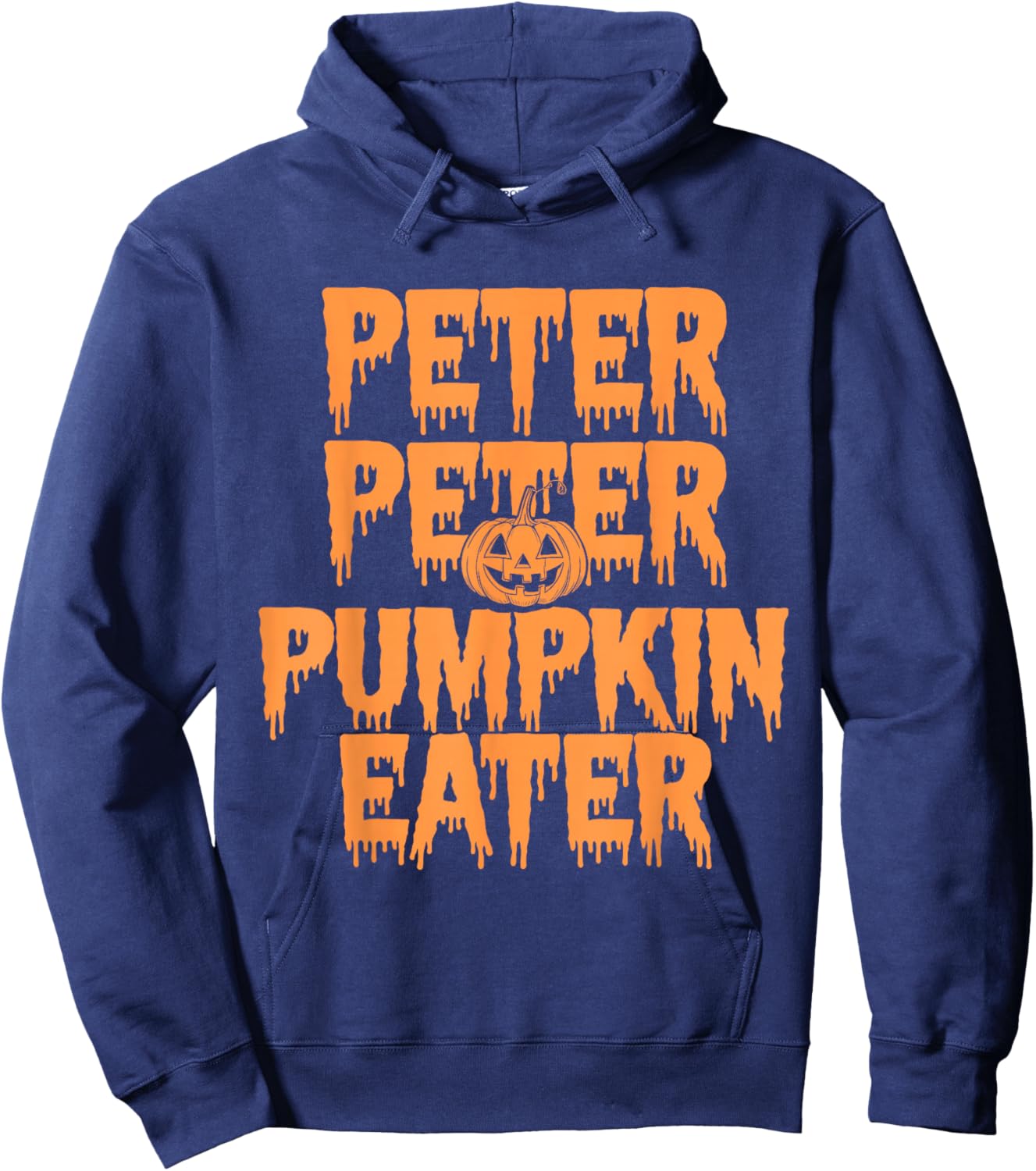 Peter Pumpkin Eater Halloween Couples Trick Hoodie - Hoodie | Navy