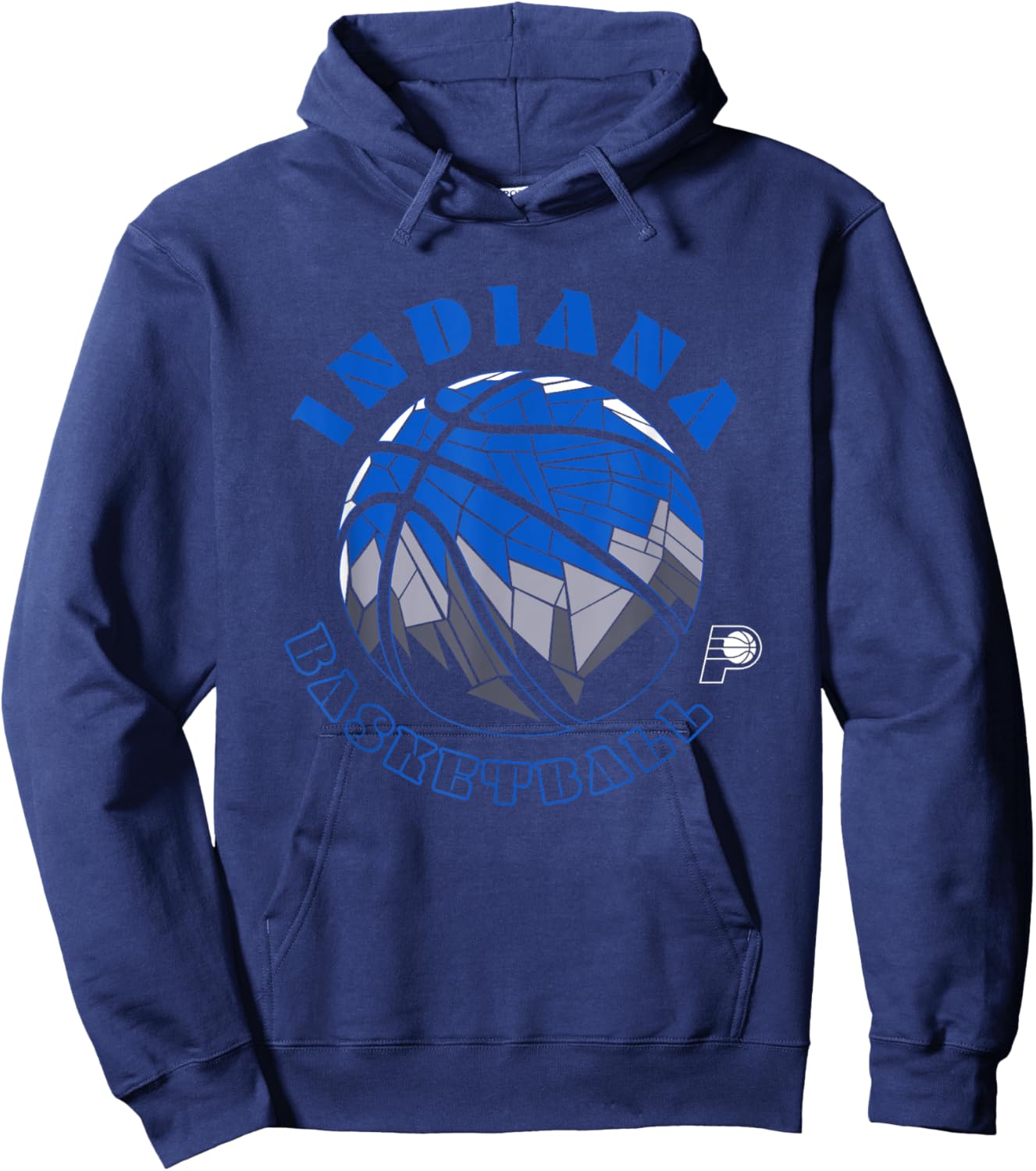 NBA Indiana Pacers Neon Prism Basketball Hoodie - Hoodie | Navy