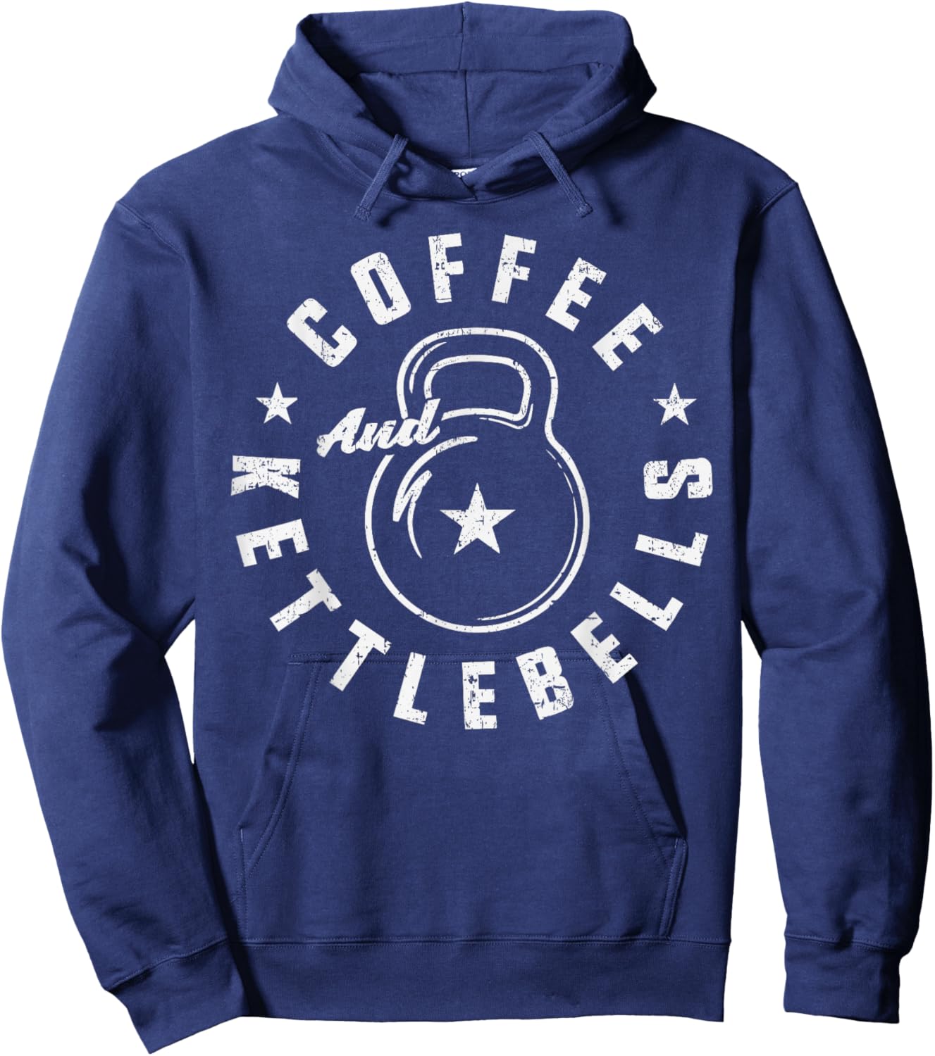 Coffee And Kettlebells Hoodie - Hoodie | Navy