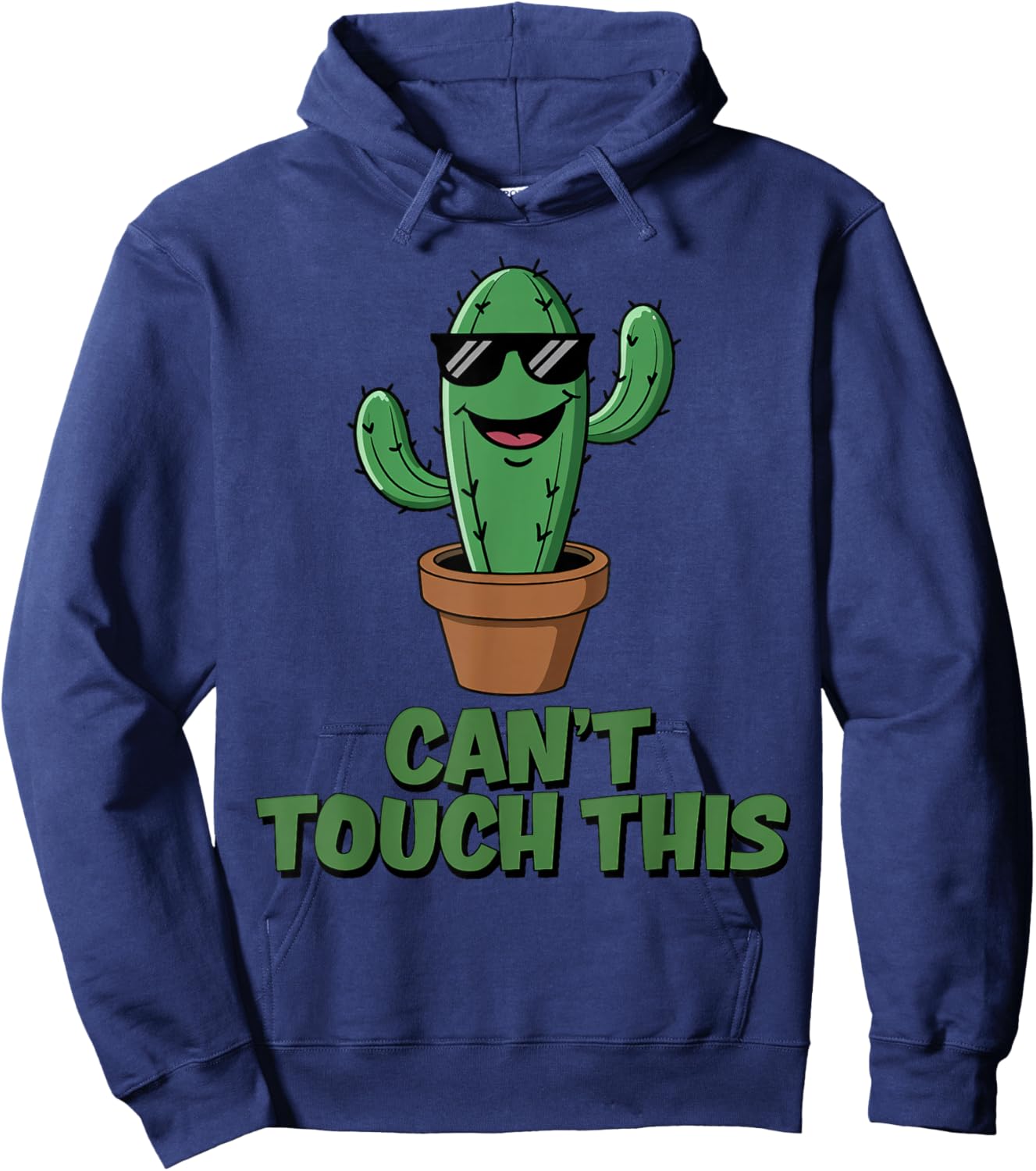 Can't Touch This Cool Cactus Hoodie - Hoodie | Navy
