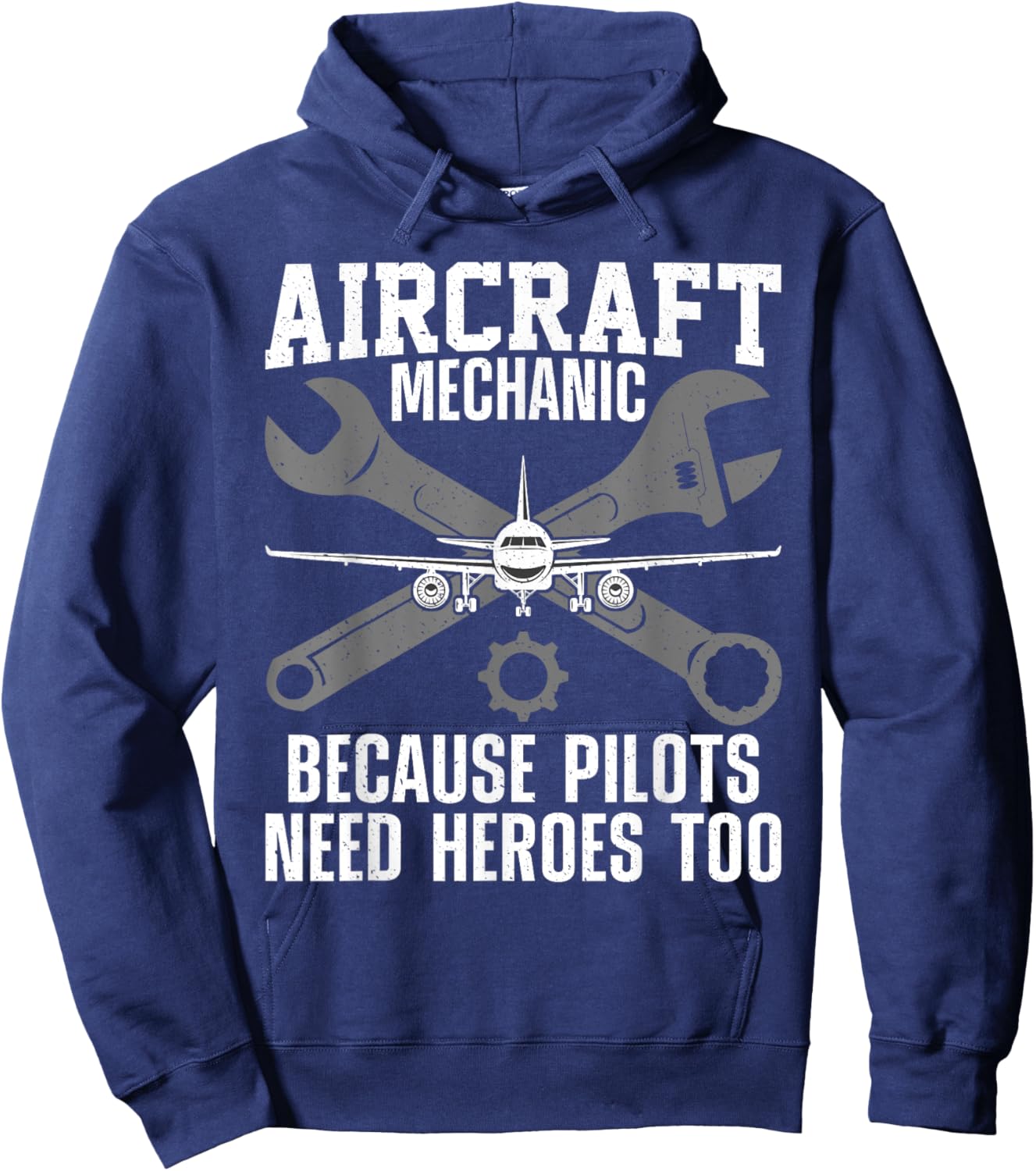 Cool Aircraft Mechanic Art Women Aircraft Technician Hoodie - Hoodie | Navy