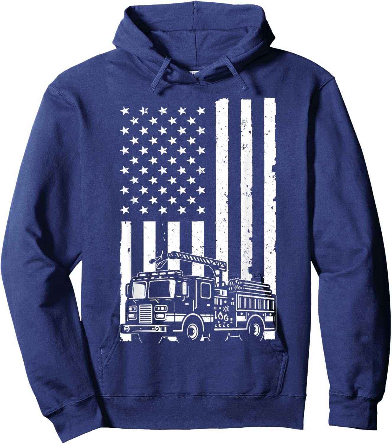Funny Firefighter Design Women Fireman Firefighter Hoodie - Hoodie | Navy