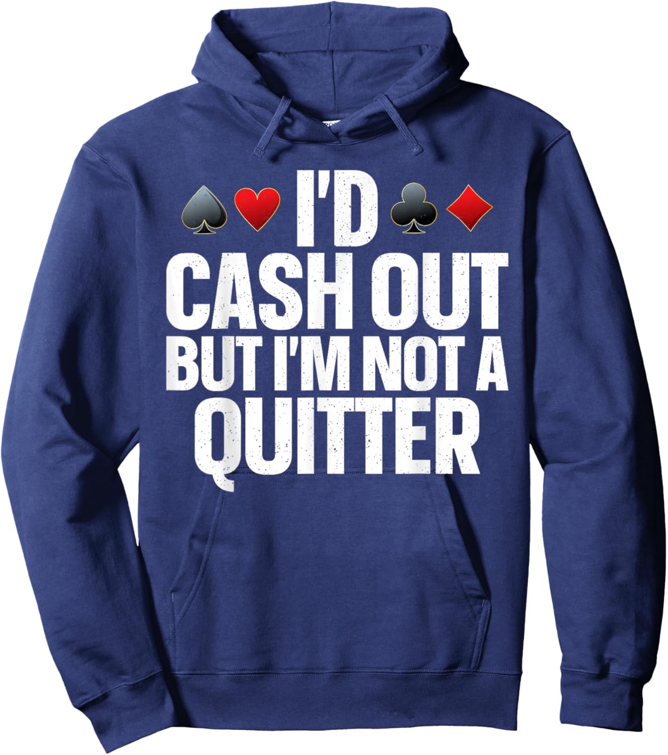 Casino Art Women Gambling Casino Player Gambler Hoodie - Hoodie | Navy