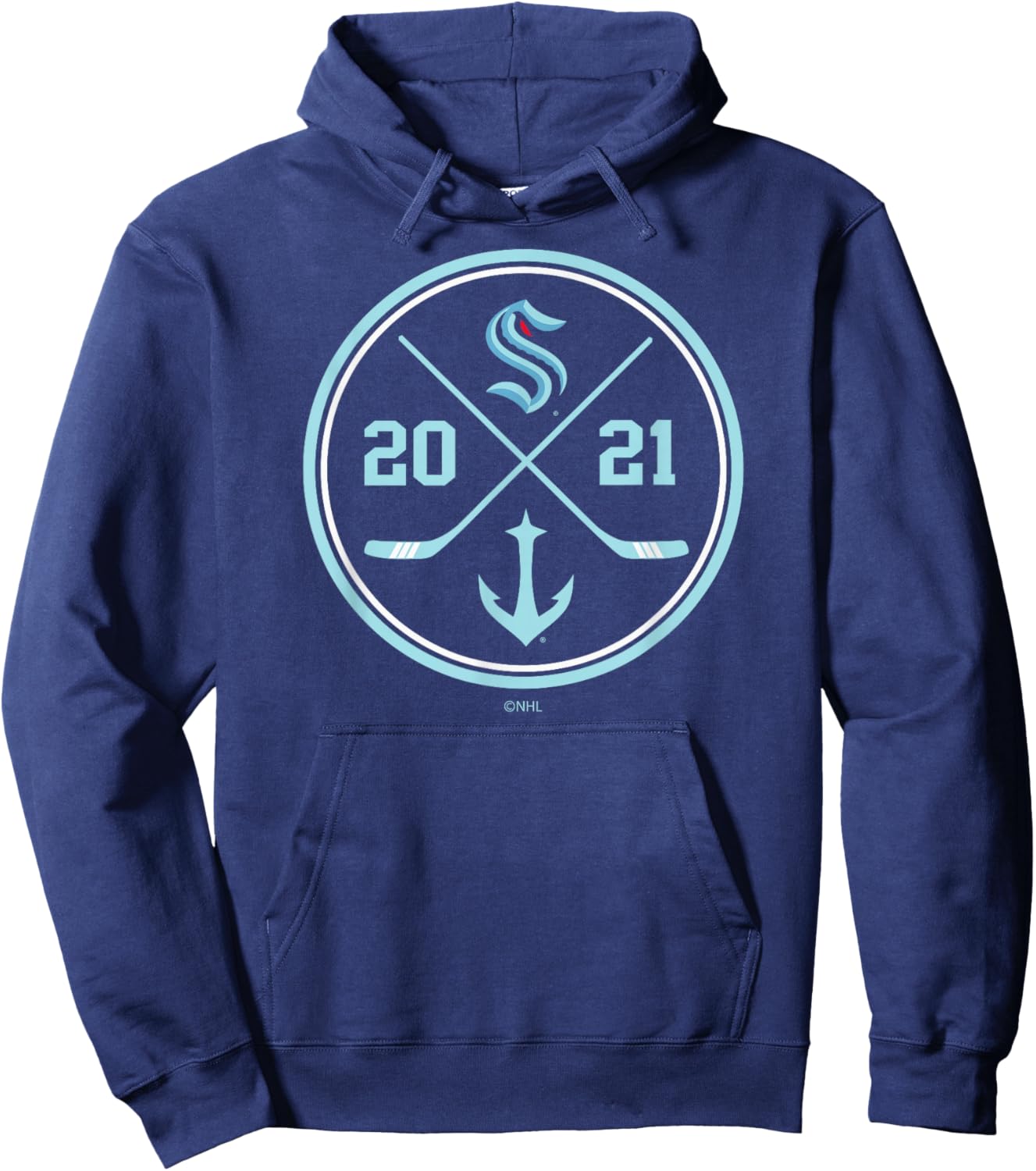 Seattle Kraken Prize Navy Blue Officially Licensed Hoodie - Hoodie | Navy