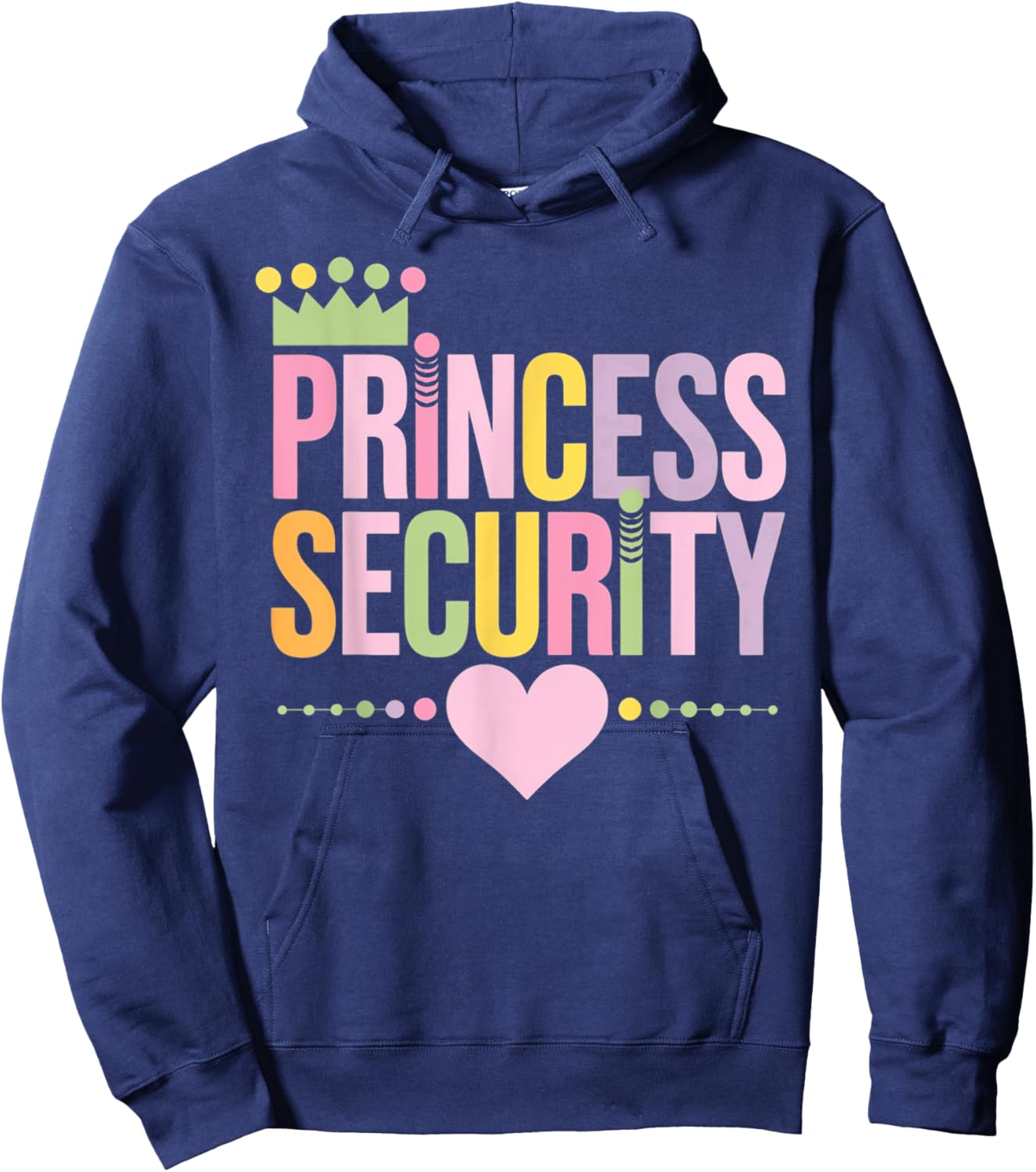 Princess Security Men Costume Chaperone Hoodie - Hoodie | Navy