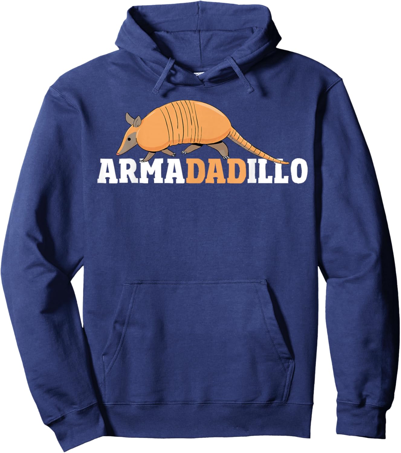 Dad Armadadillo Men Armadillo Hoodie - Hoodie | Navy