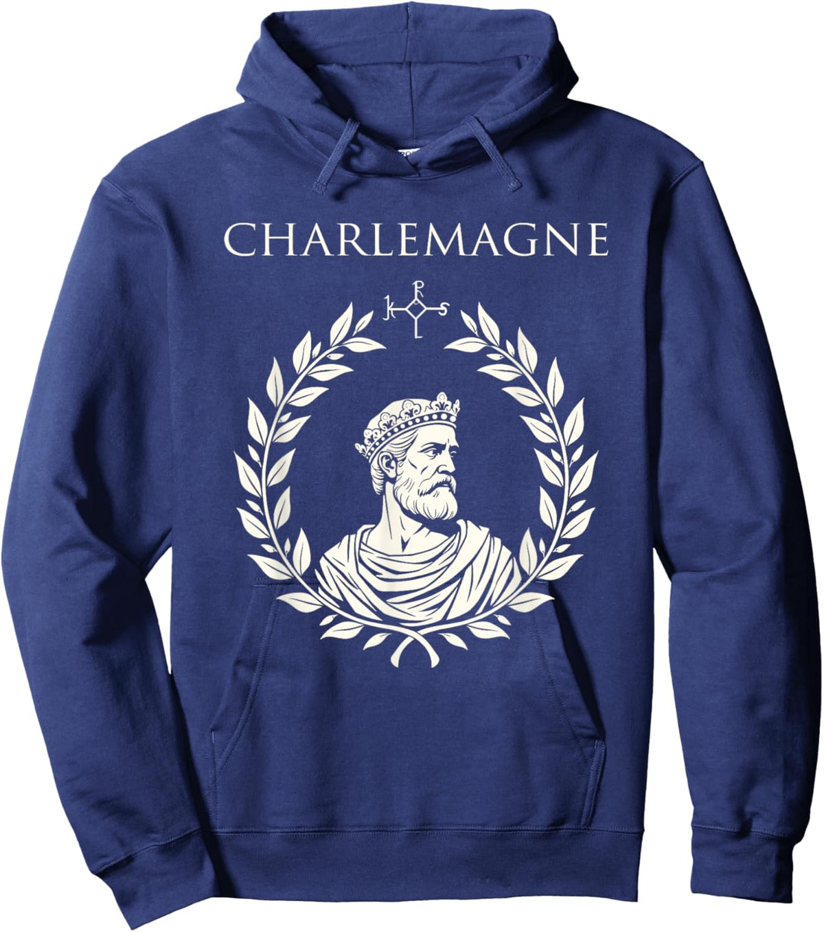Charlemagne Holy Roman Emperor Charlemagne Hoodie - Hoodie | Navy