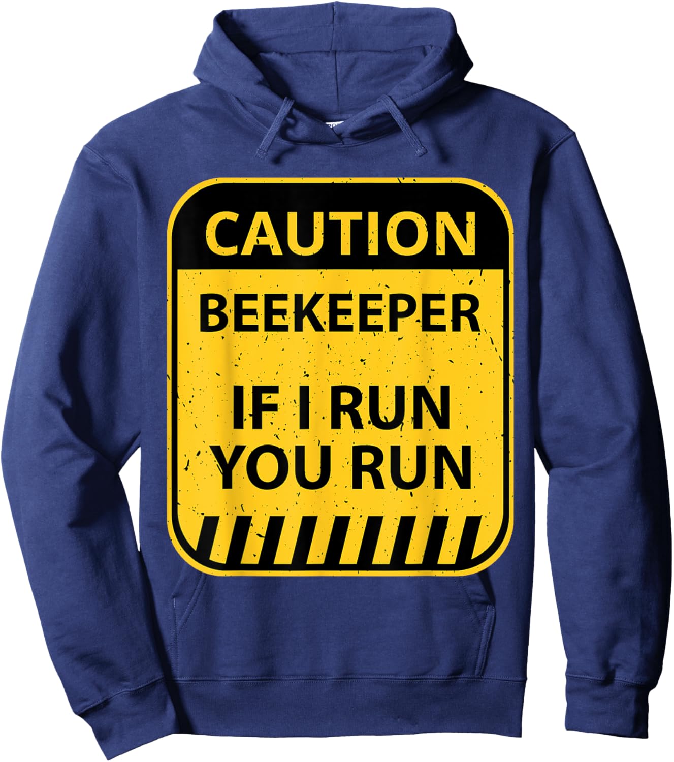 Beekeeper Funny Honeybee Beekeeping Bee Farm Enthusiast Gag Hoodie - Hoodie | Navy