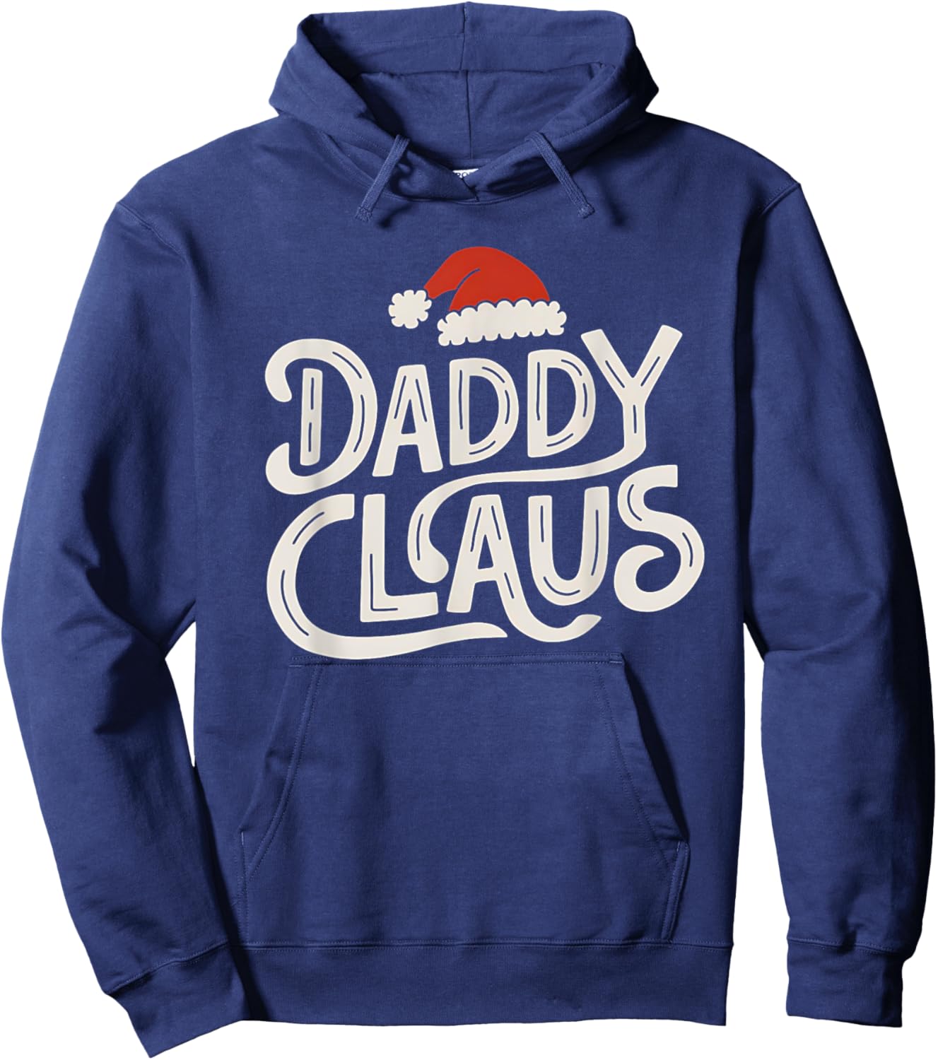 Daddy Claus Funny Christmas Santa Design Hoodie - Hoodie | Navy