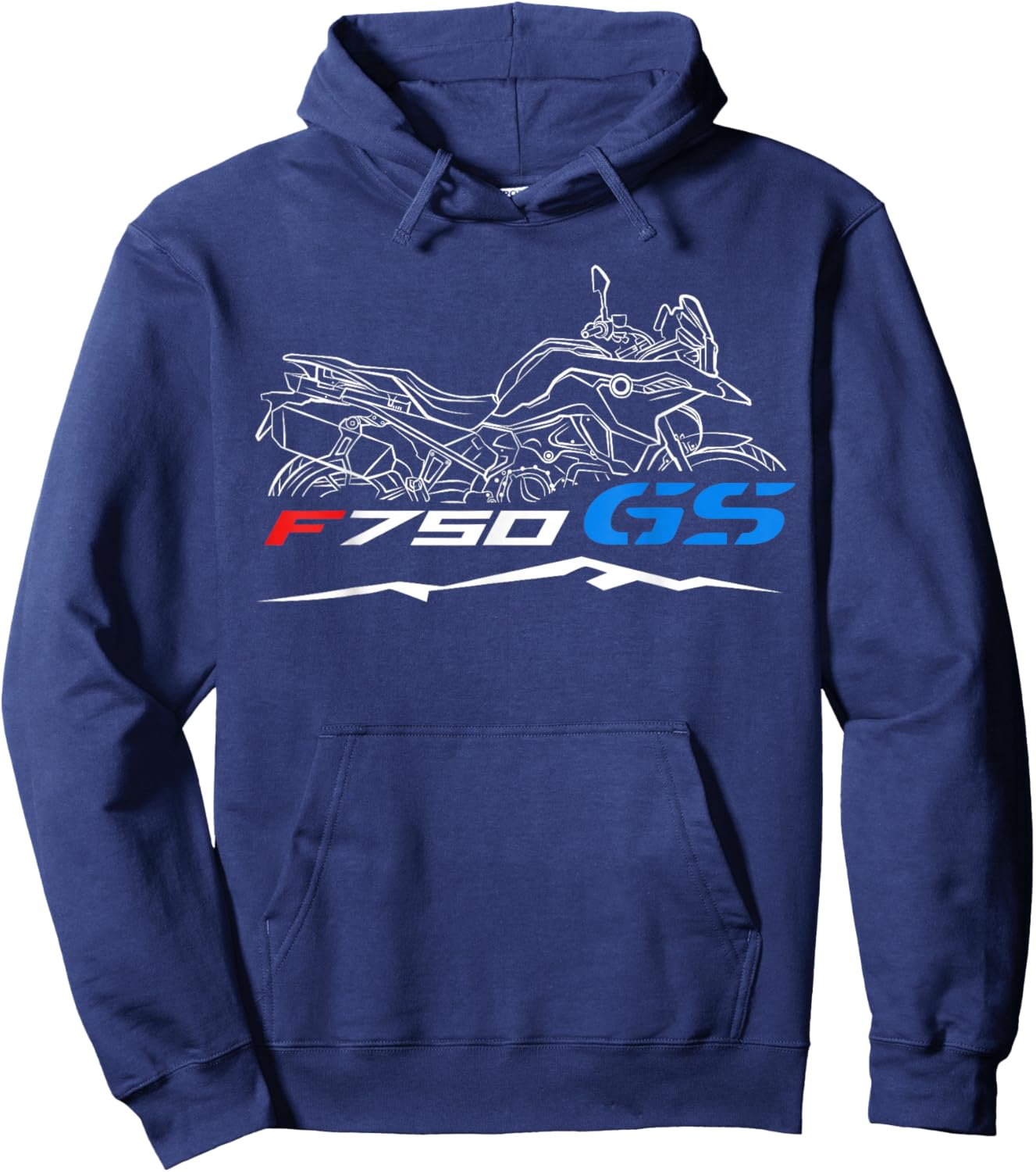 Motorrad F750GS 2018-2023 for ADV Riders, Motorcycle Hoodie - Hoodie | Navy