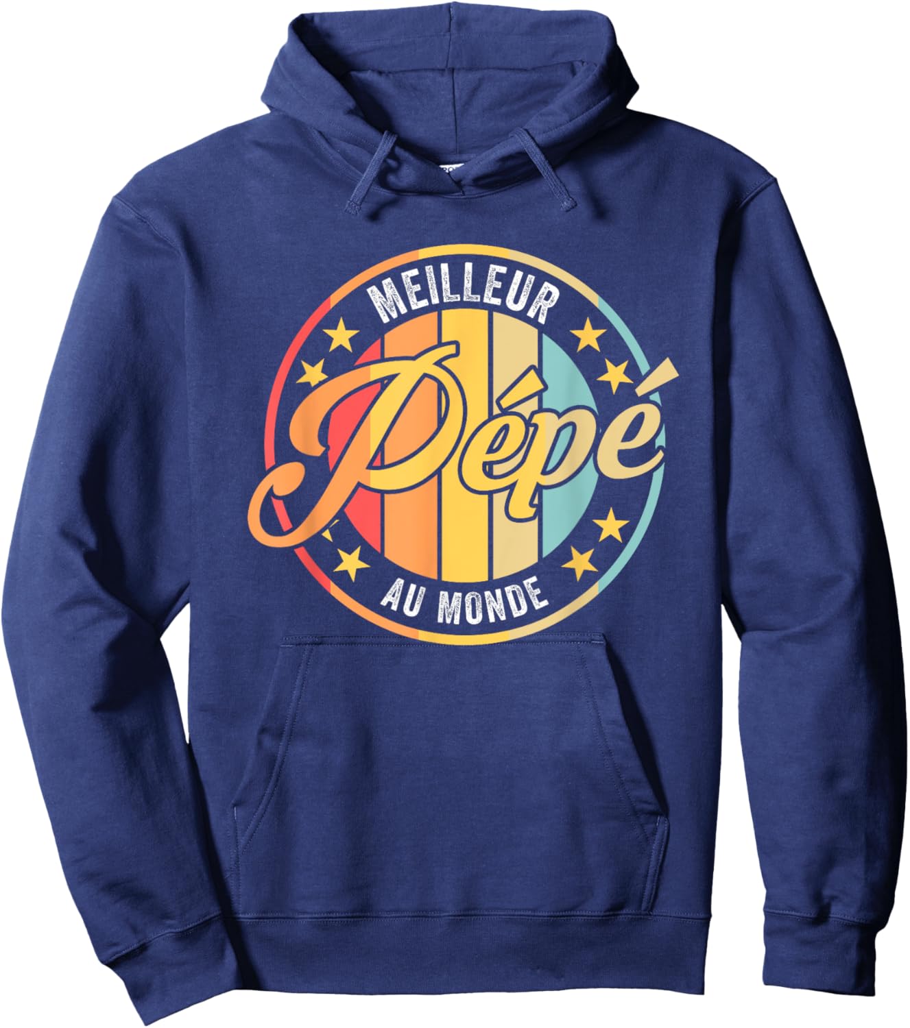 Meilleur Pépé au monde Pépé Hoodie - Hoodie | Navy