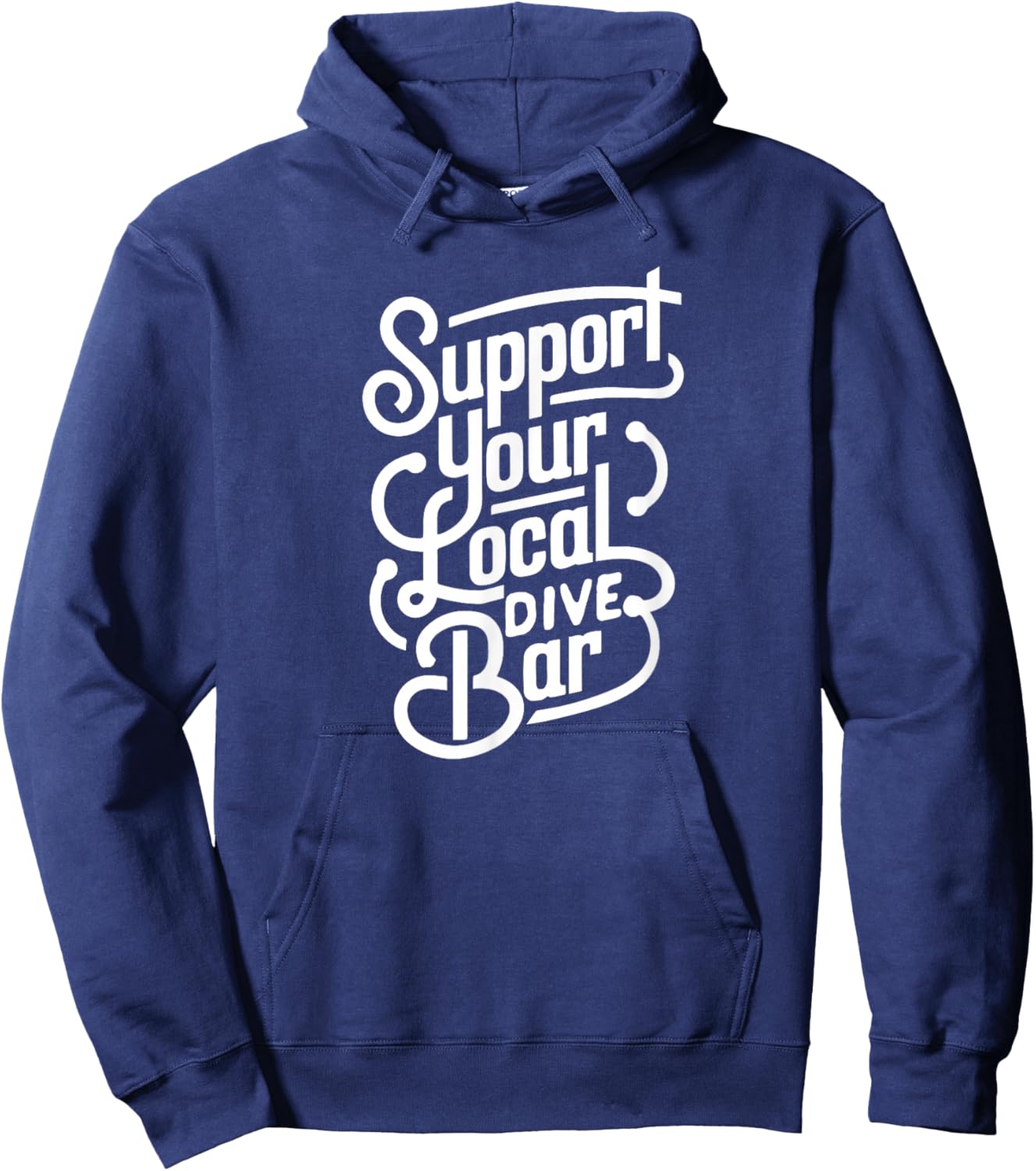 Possum Banjo Player Hoodie - Hoodie | Navy