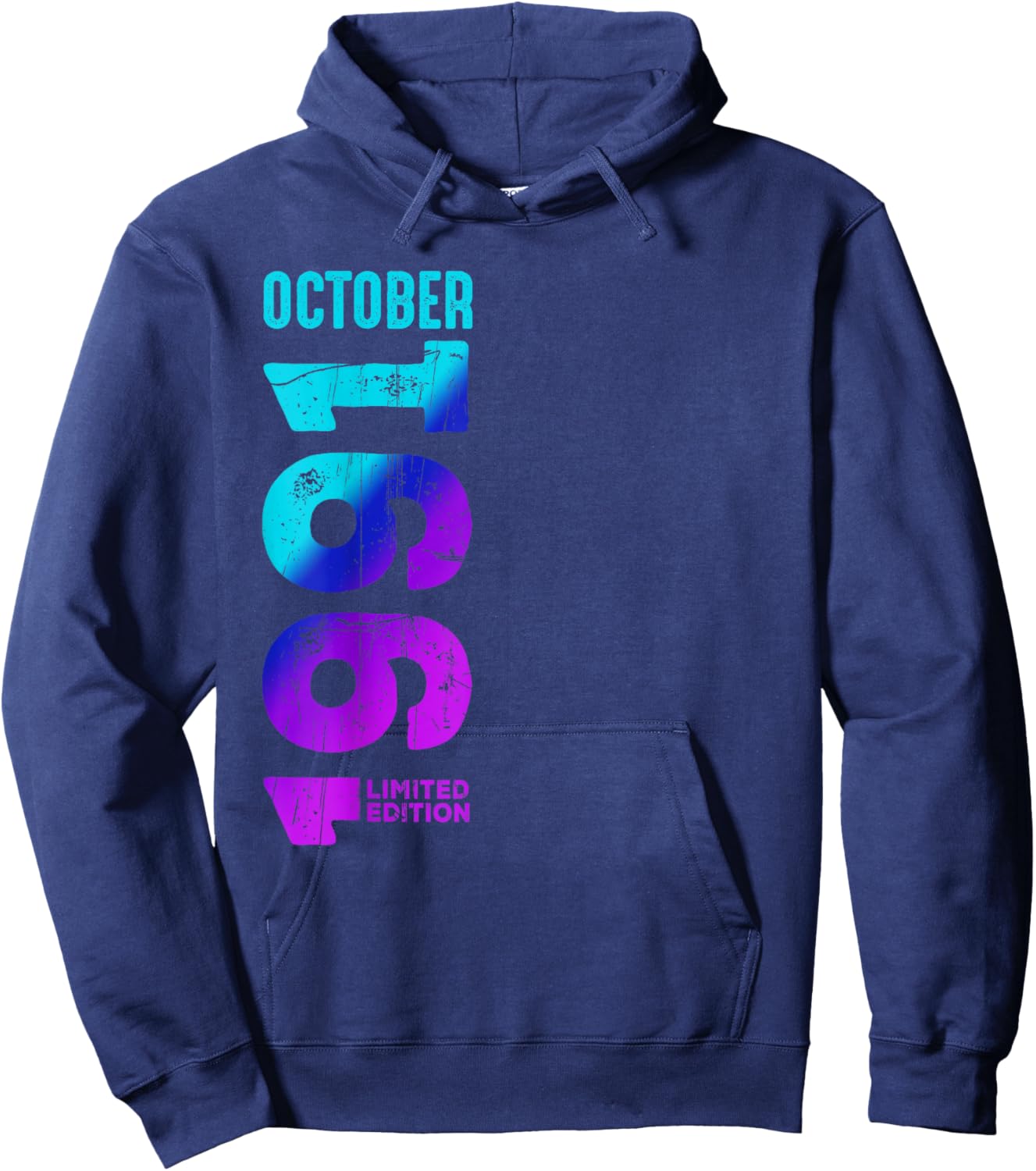 Limited Edition October 1991 Year 1991 Retro 1991 Hoodie - Hoodie | Navy