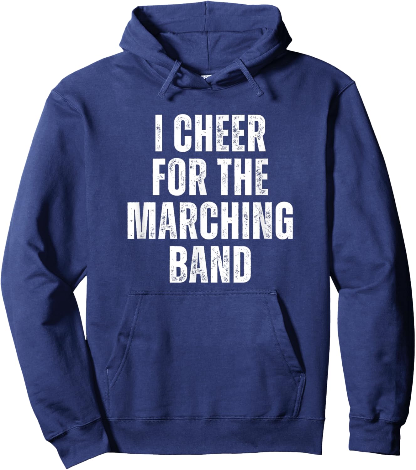 I cheer for the marching band funny teachers Hoodie - Hoodie | Navy