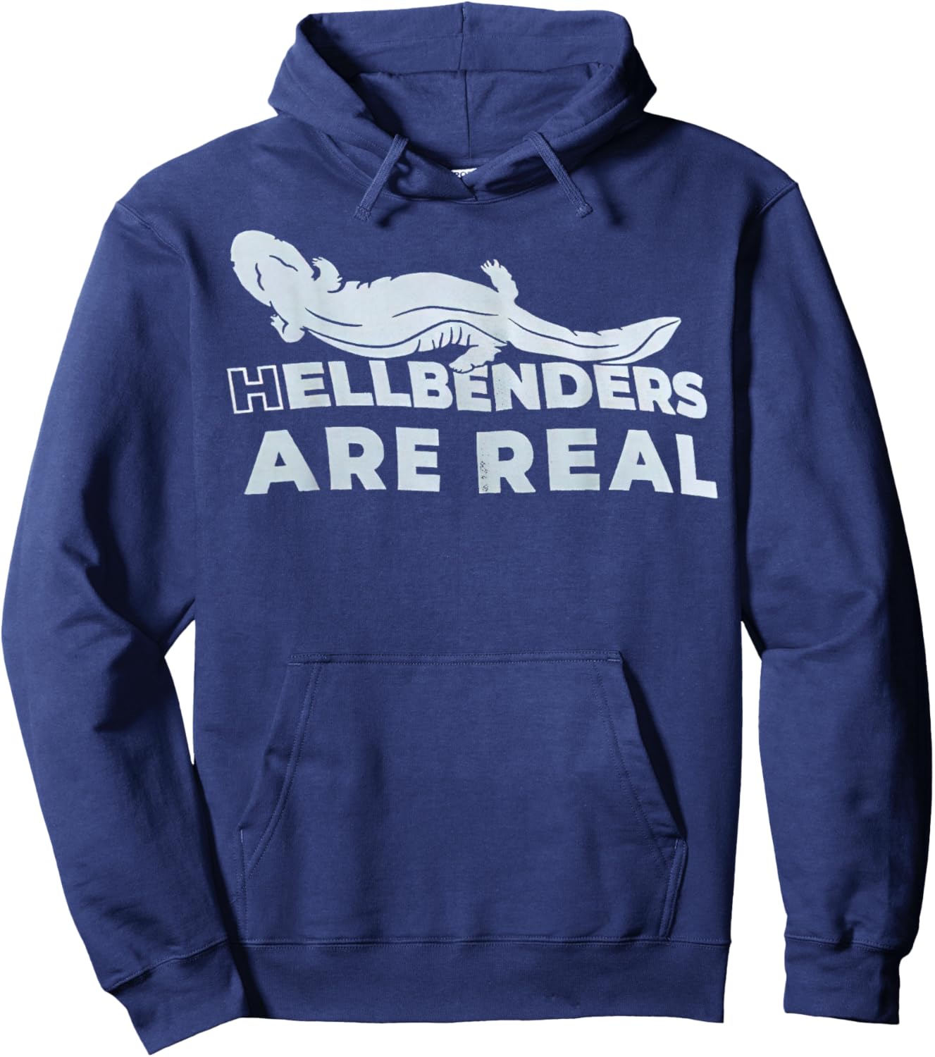 Hellbenders Are Real Hoodie - Hoodie | Navy