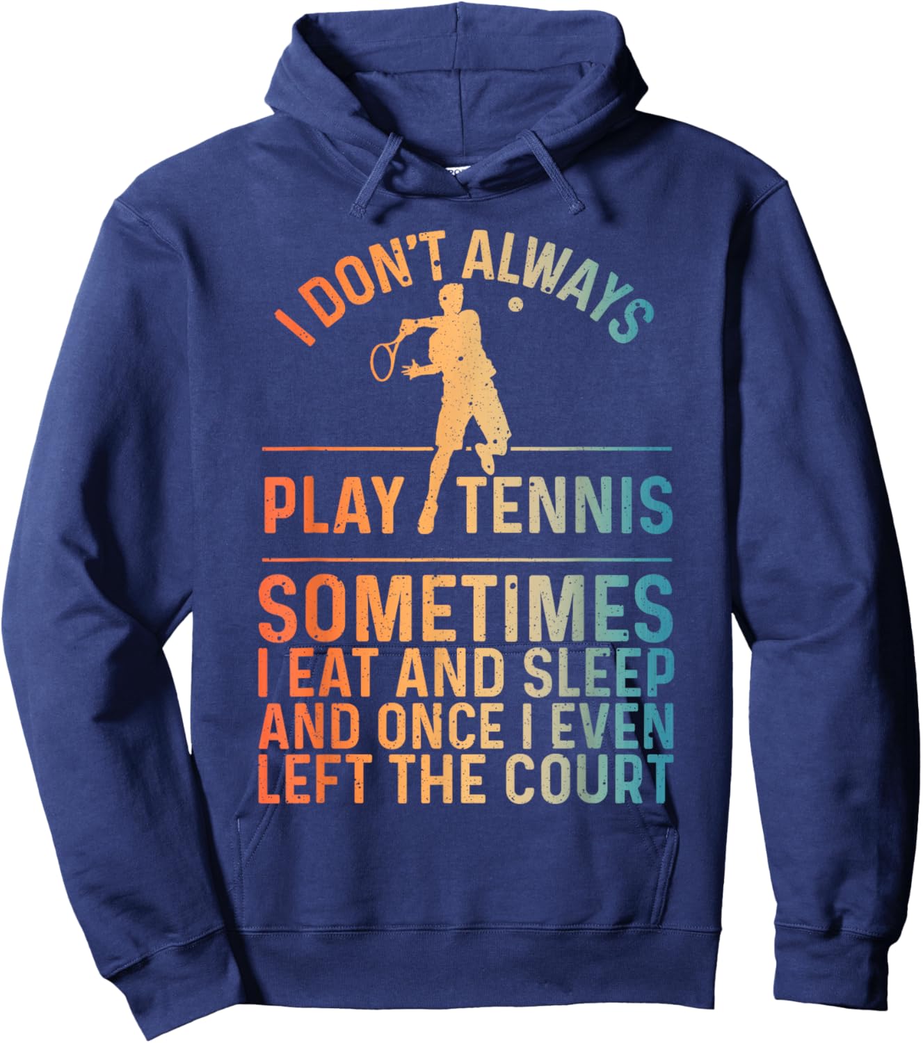 Tennis Novelty Women Kids Tennis Lover Tennis Player Hoodie - Hoodie | Navy