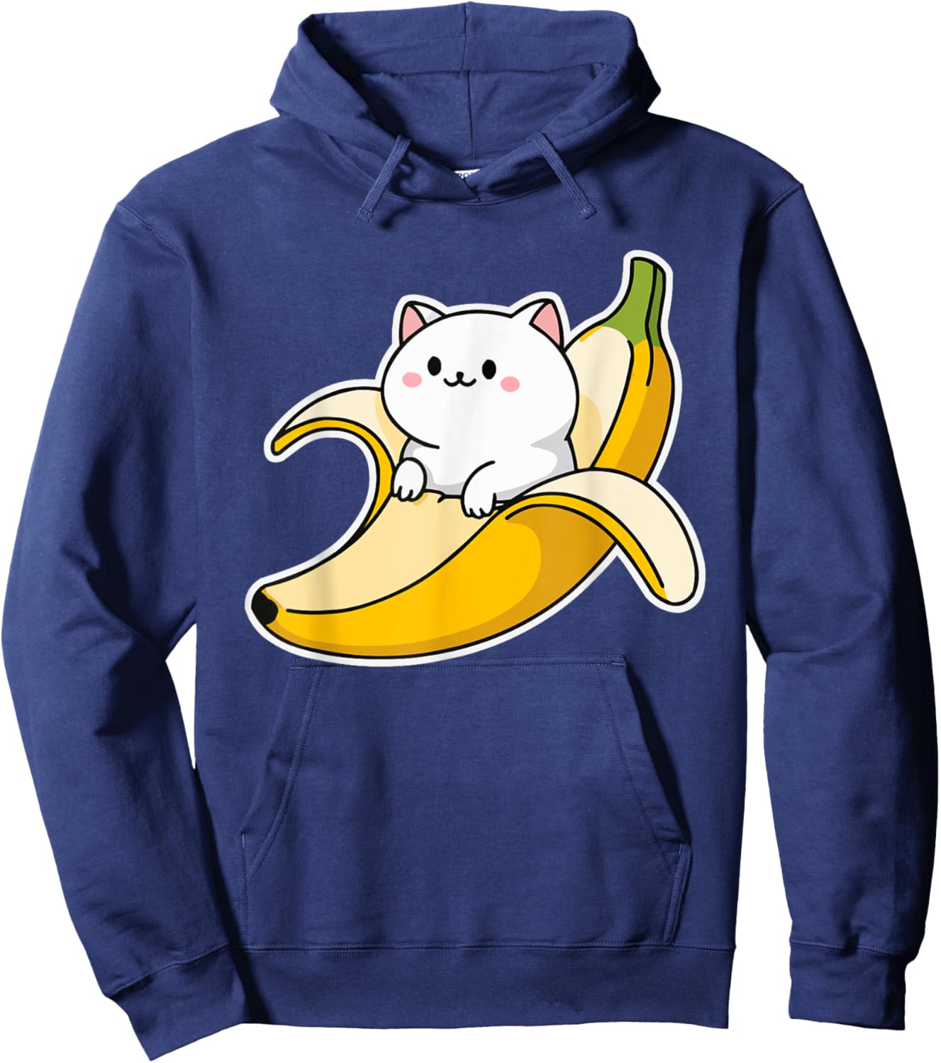 Funny Banana Pun Fruit Lover Banana Jokes Hoodie - Hoodie | Navy