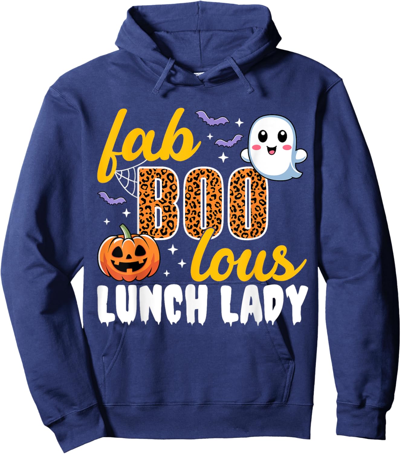 Lunch Lady Halloween Faboolous Lunch Ladies Cafeteria Crew Hoodie - Hoodie | Navy