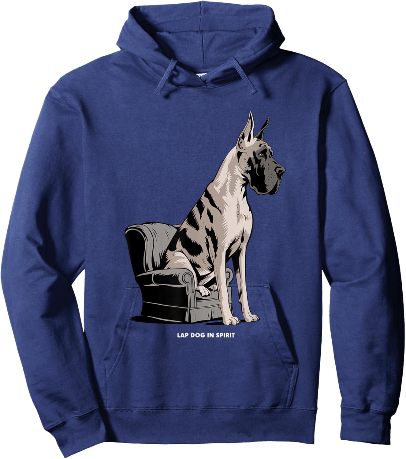 Funny Great Dane Dog Hoodie - Hoodie | Navy