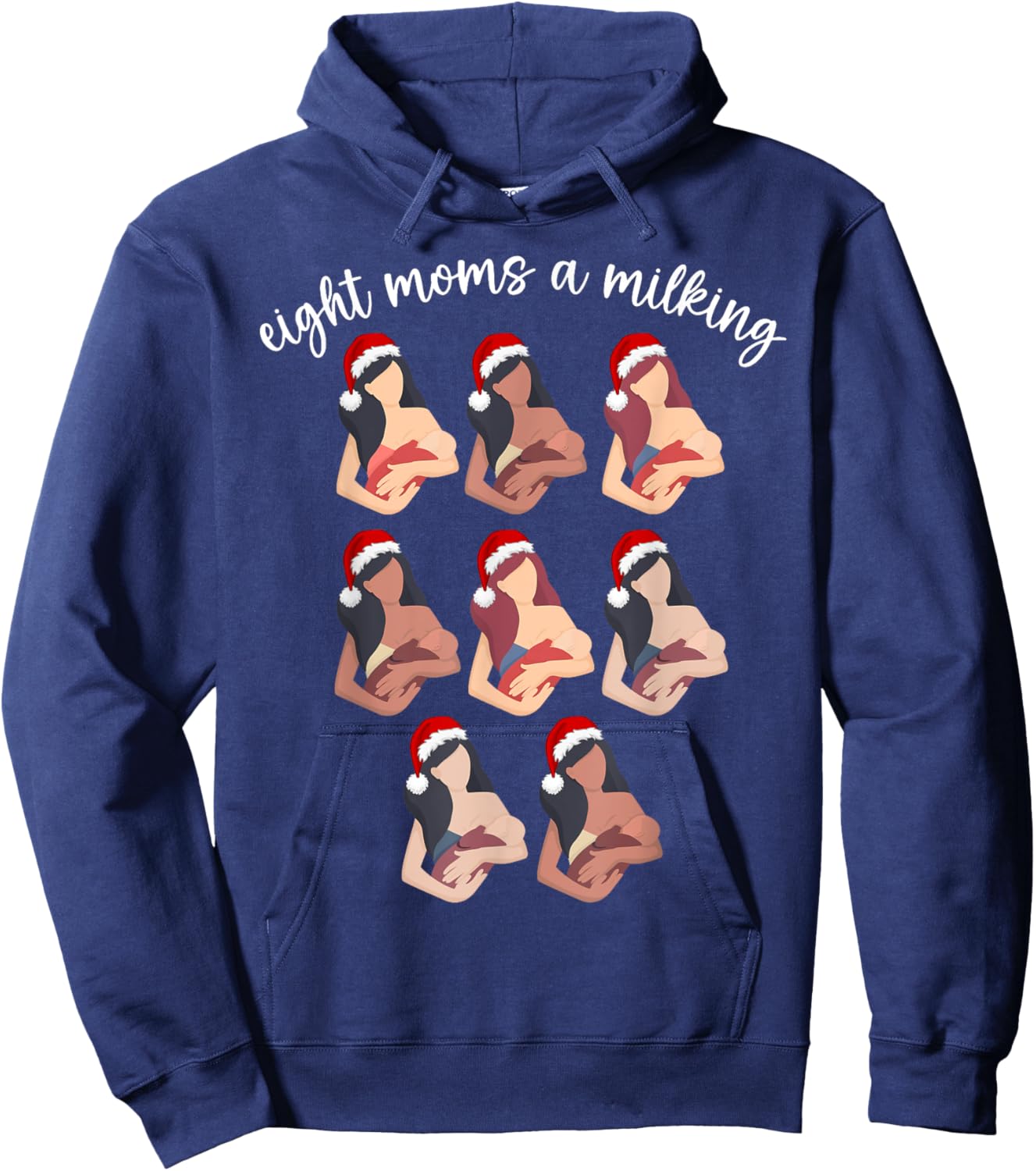 Christmas Lactation Consultant Breastfeeding Education IBCLC Hoodie - Hoodie | Navy