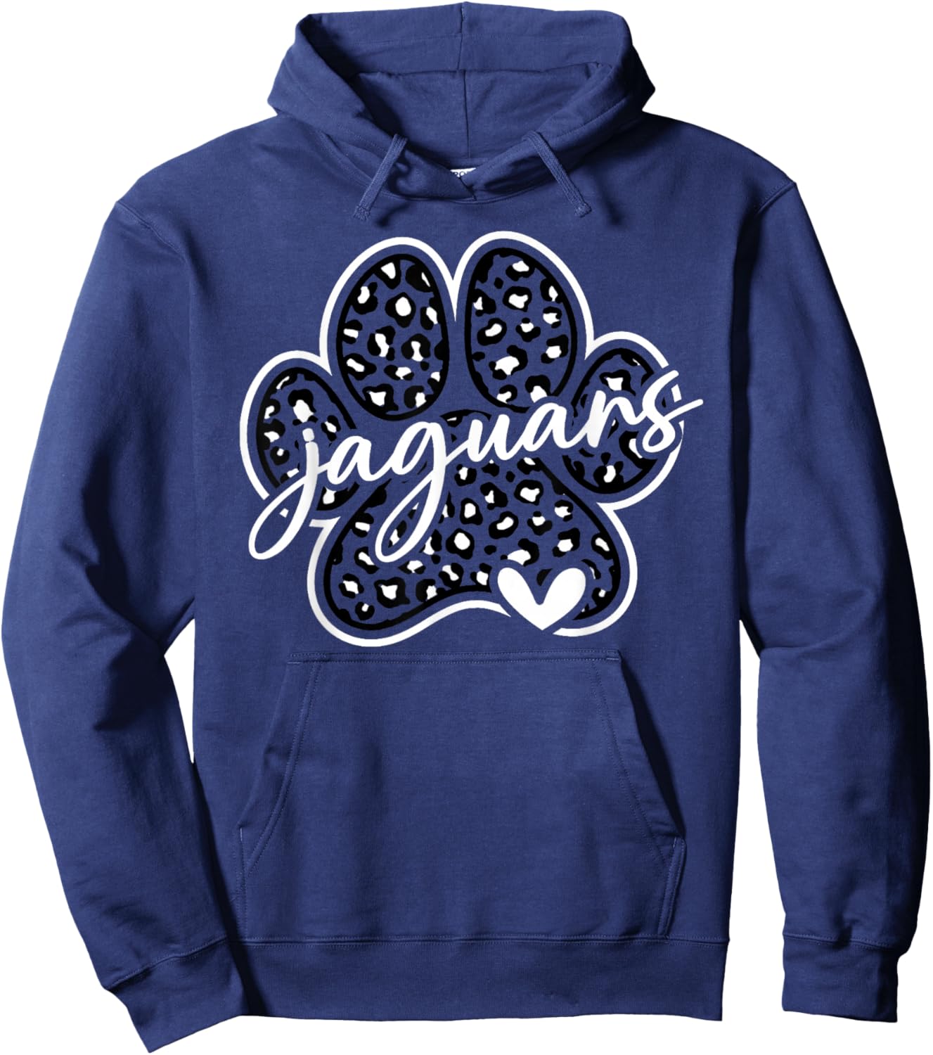 Vintage Jaguars School Spirit Team Pride Back To School Hoodie - Hoodie | Navy