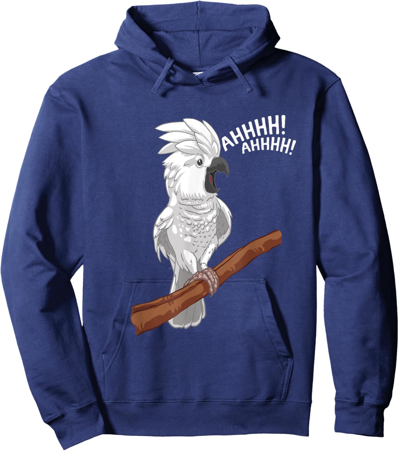 Cute Cockatoo Art Women Kids Parrot Goffin Cockatoo Hoodie - Hoodie | Navy