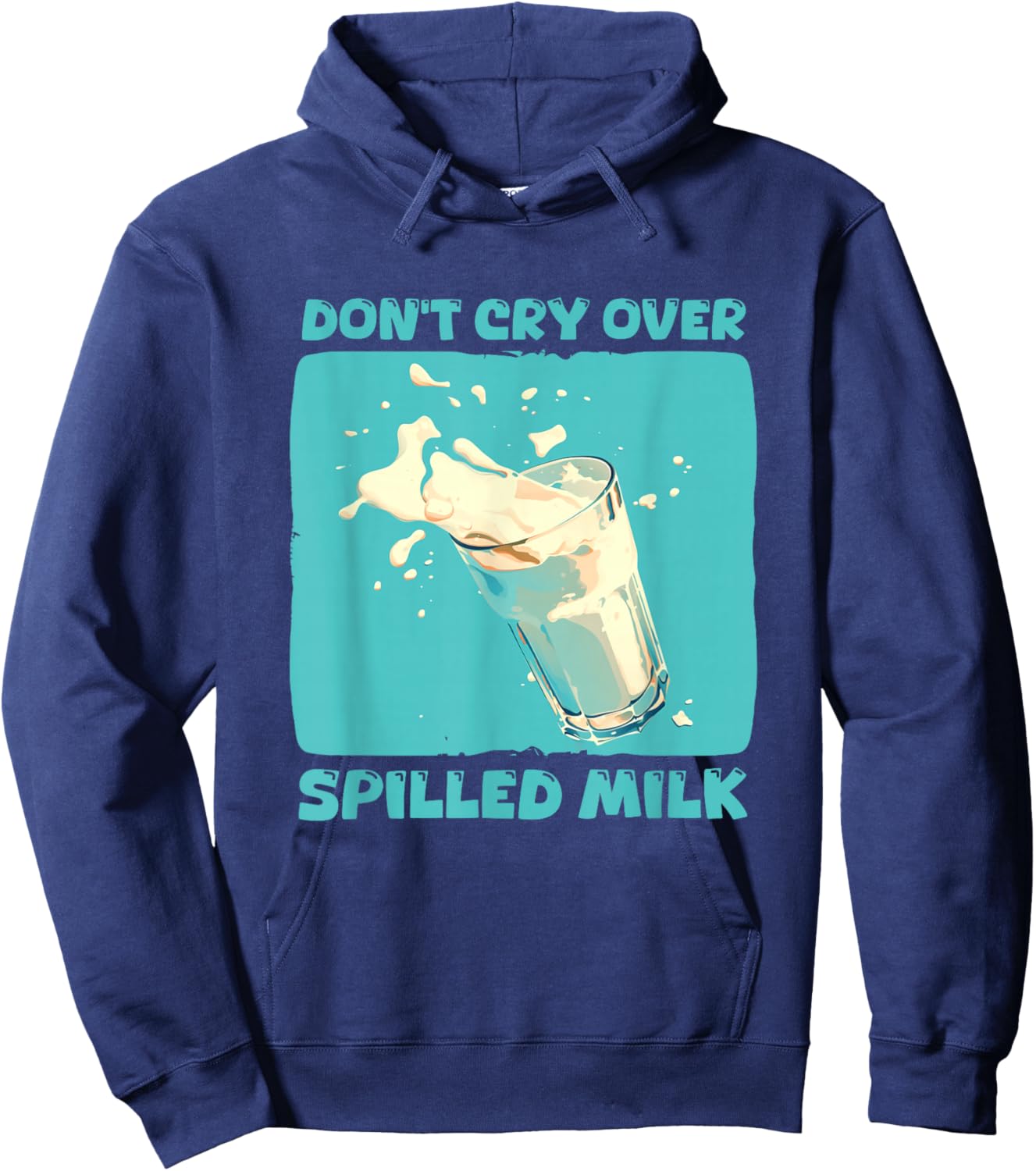 Funny over spilled Milk Speech for Adults and Kids Hoodie - Hoodie | Navy