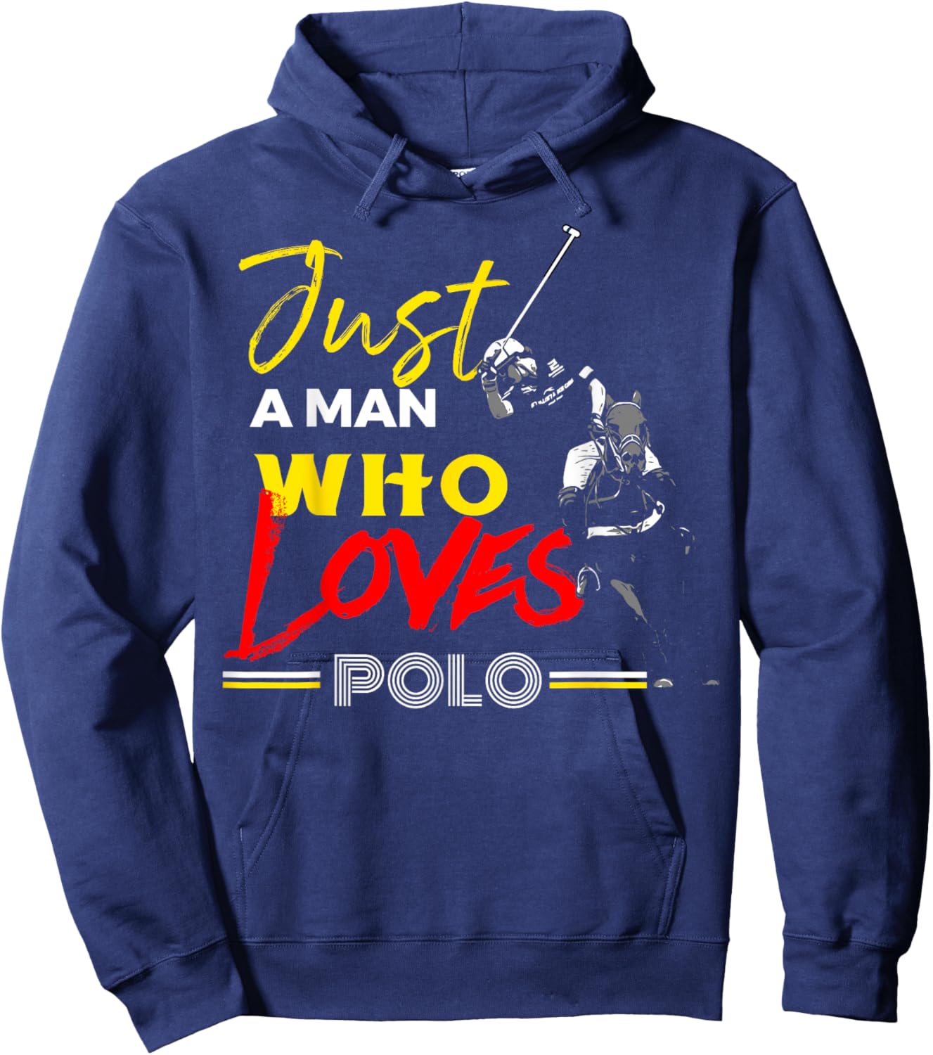 Sports Polo Hoodie - Hoodie | Navy