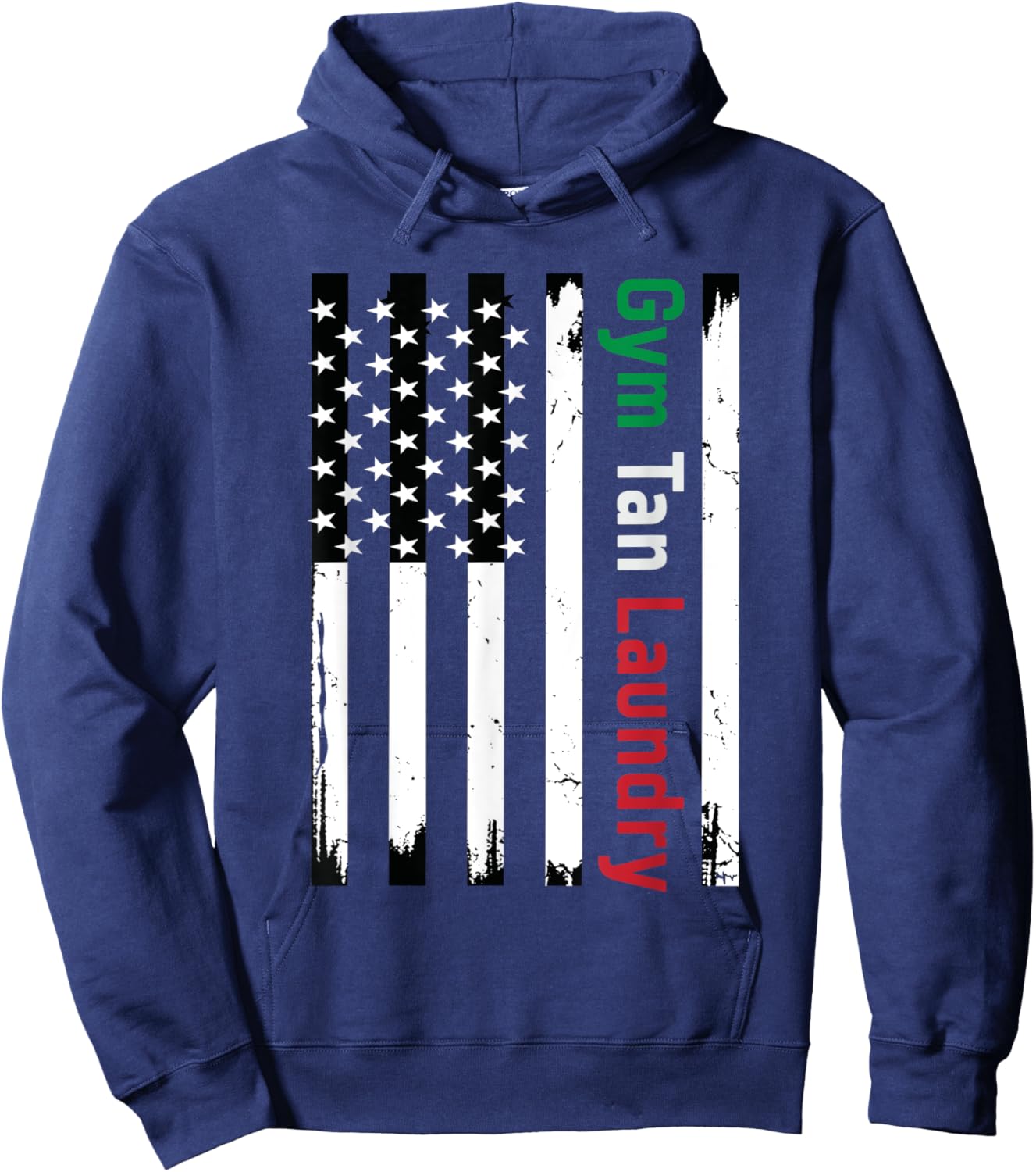 Gym Tan Laundry GTL New Jersey Garden NJ Shore Italian Flag Hoodie - Hoodie | Navy