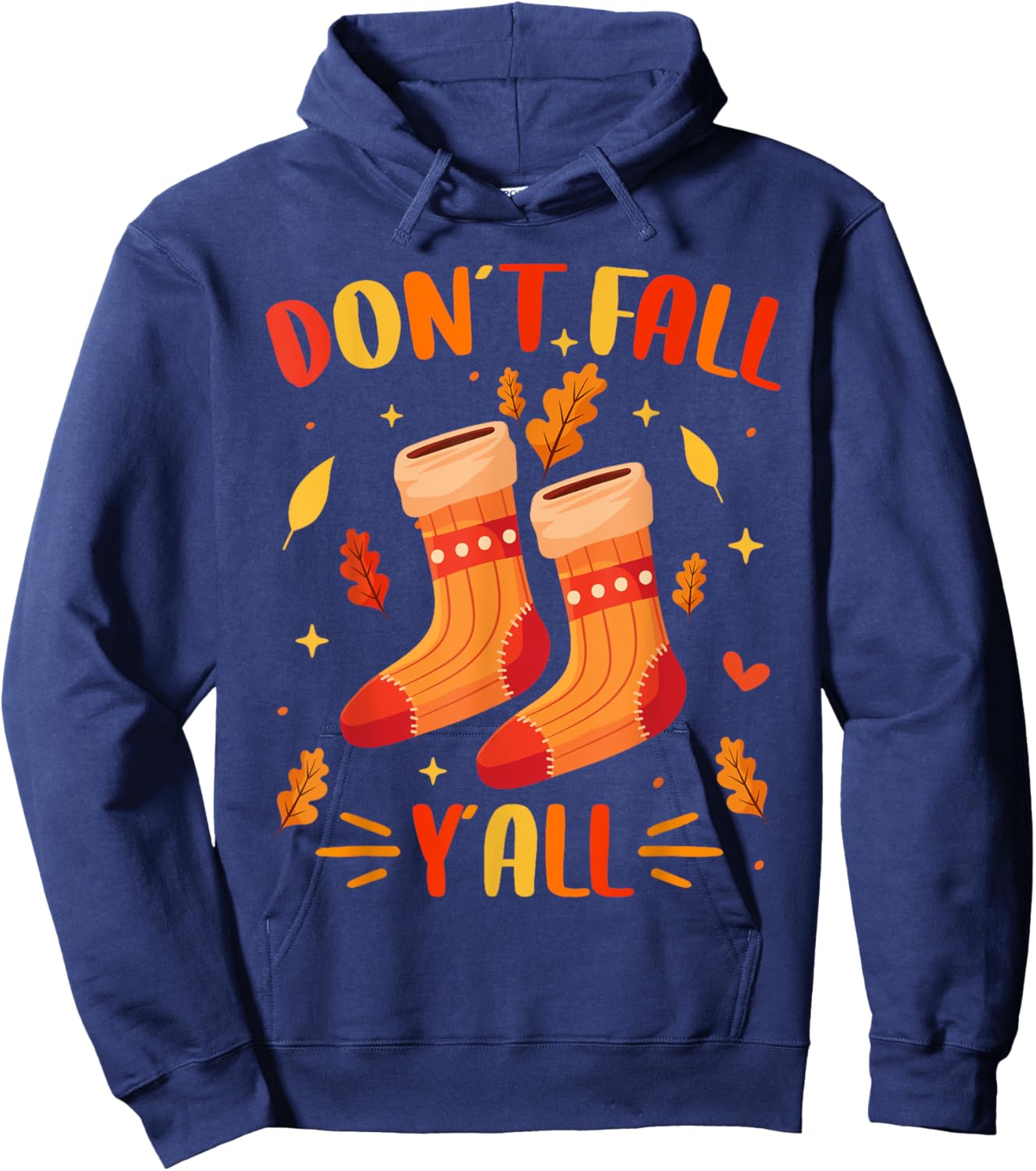Don't Fall Y'all Fall Prevention Fall Physical Therapy Nurse Hoodie - Hoodie | Navy