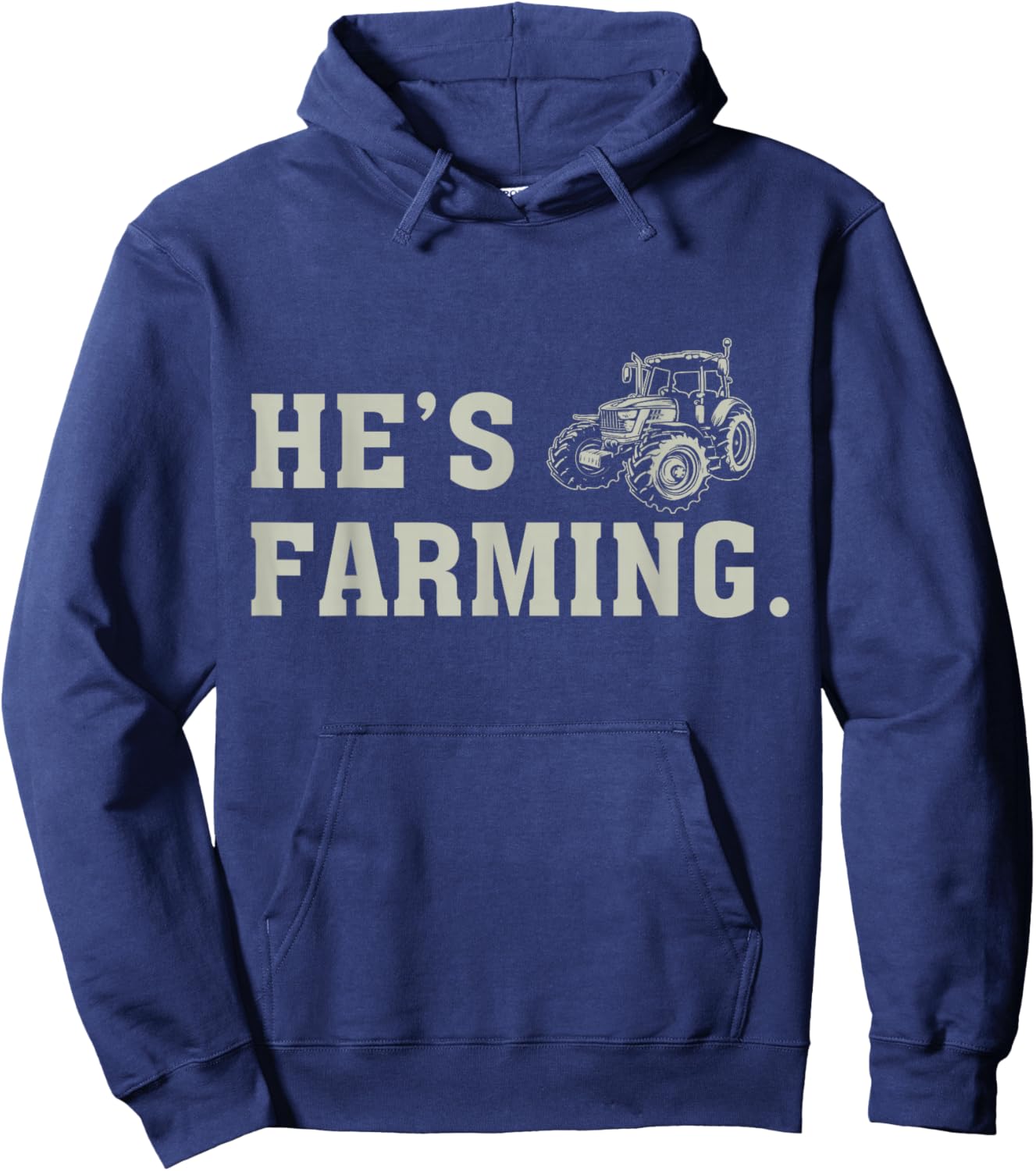 He's Farming Hoodie - Hoodie | Navy