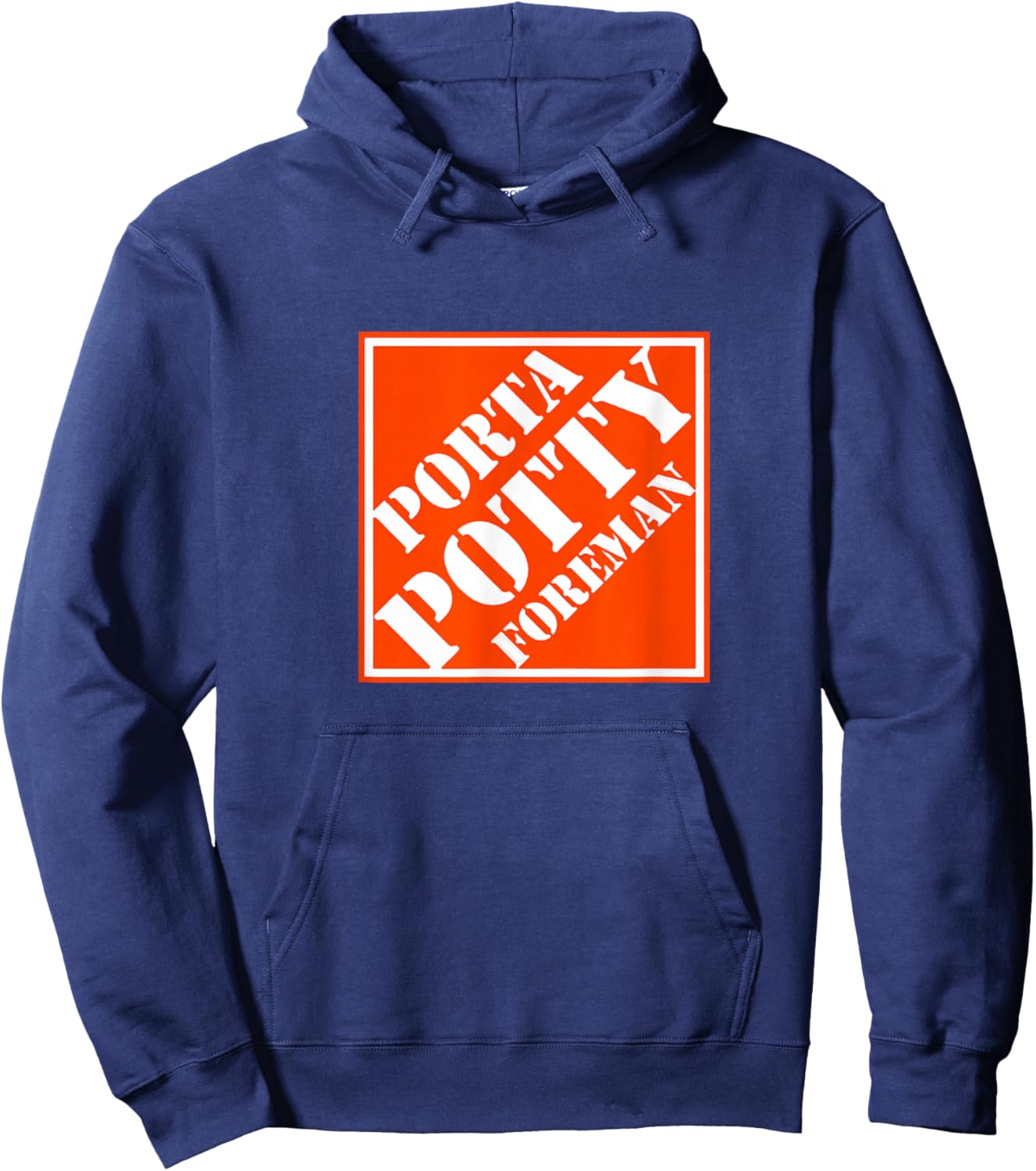 Porta Potty Foreman Hoodie - Hoodie | Navy