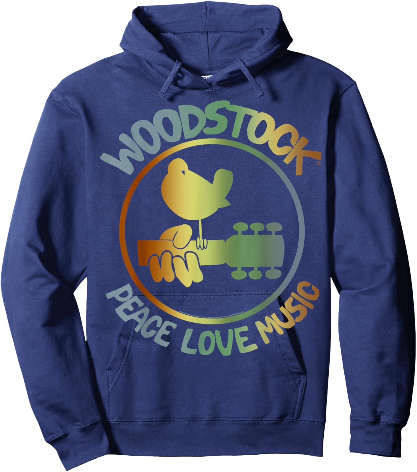 Woodstock - Technicolor Birdie Hoodie - Hoodie | Navy