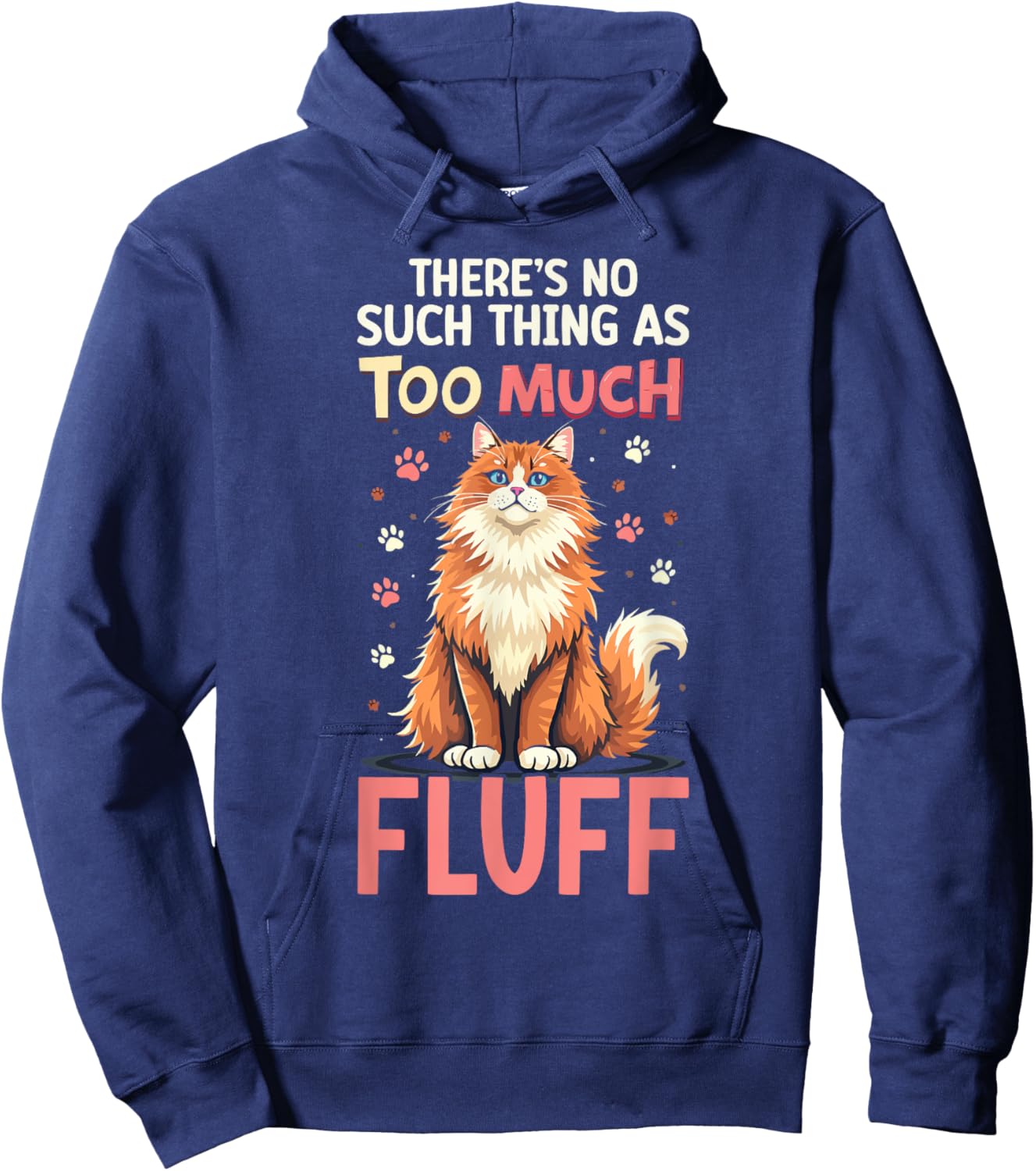 Maine Coon Cat Kitty Lover Animal Pet Kitten Meow Men Women Hoodie - Hoodie | Navy
