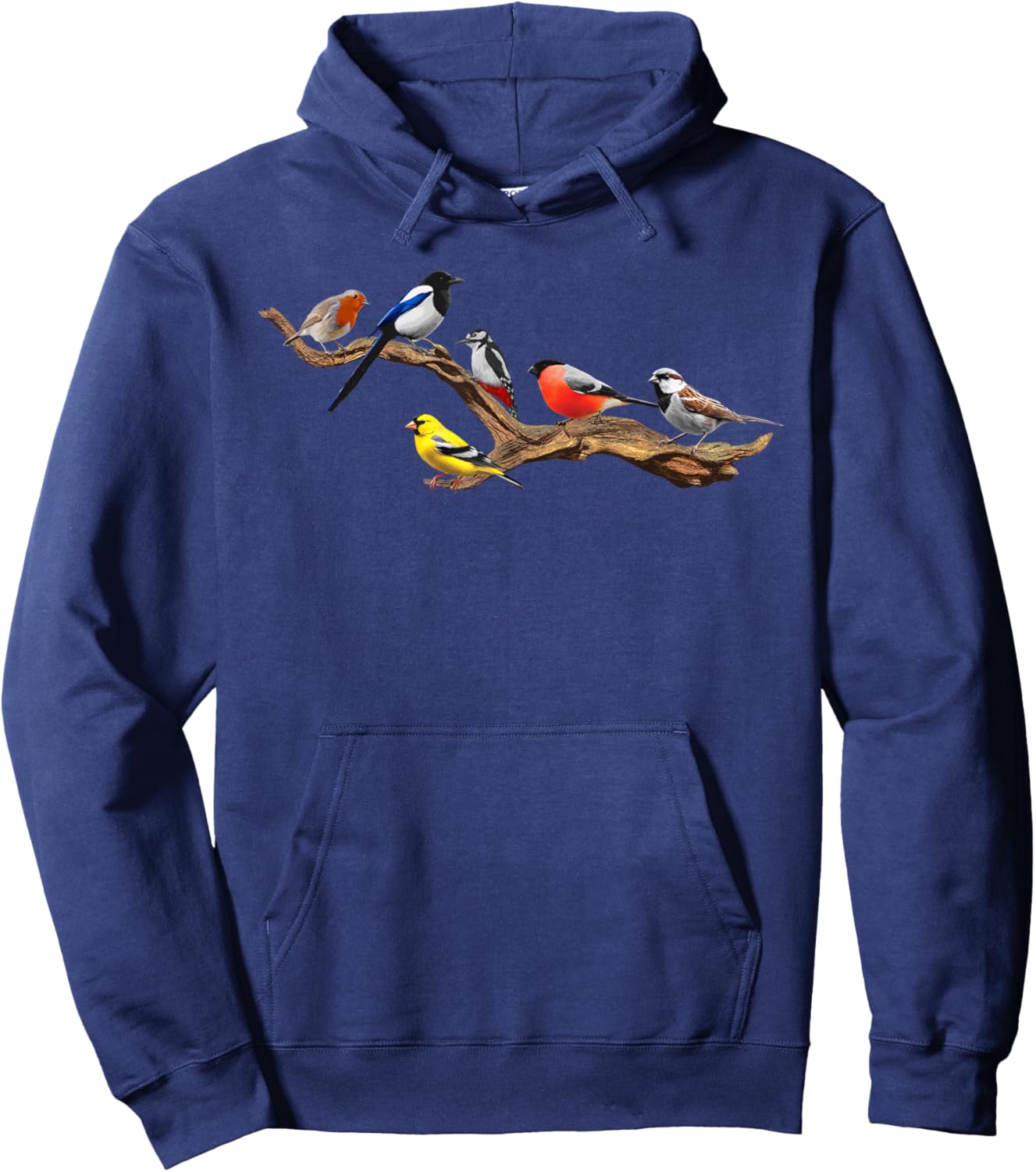 Cool Birds Art For Nerds Men Women Kids Bird Watcher Birding Hoodie - Hoodie | Navy