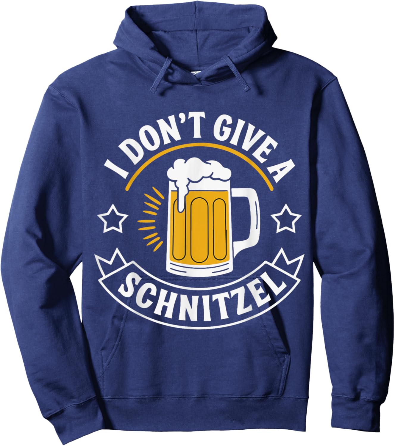 I Don't Give a Schnitzel Hoodie - Hoodie | Navy