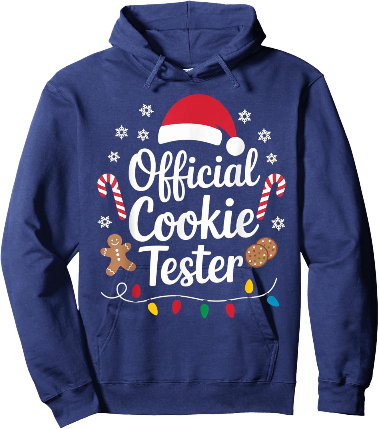 Official Cookie Tester Baking Crew Christmas Toddler Hoodie - Hoodie | Navy